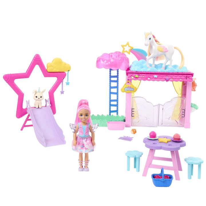 Hot! Barbie A Touch Of Magic Playset with Accessories