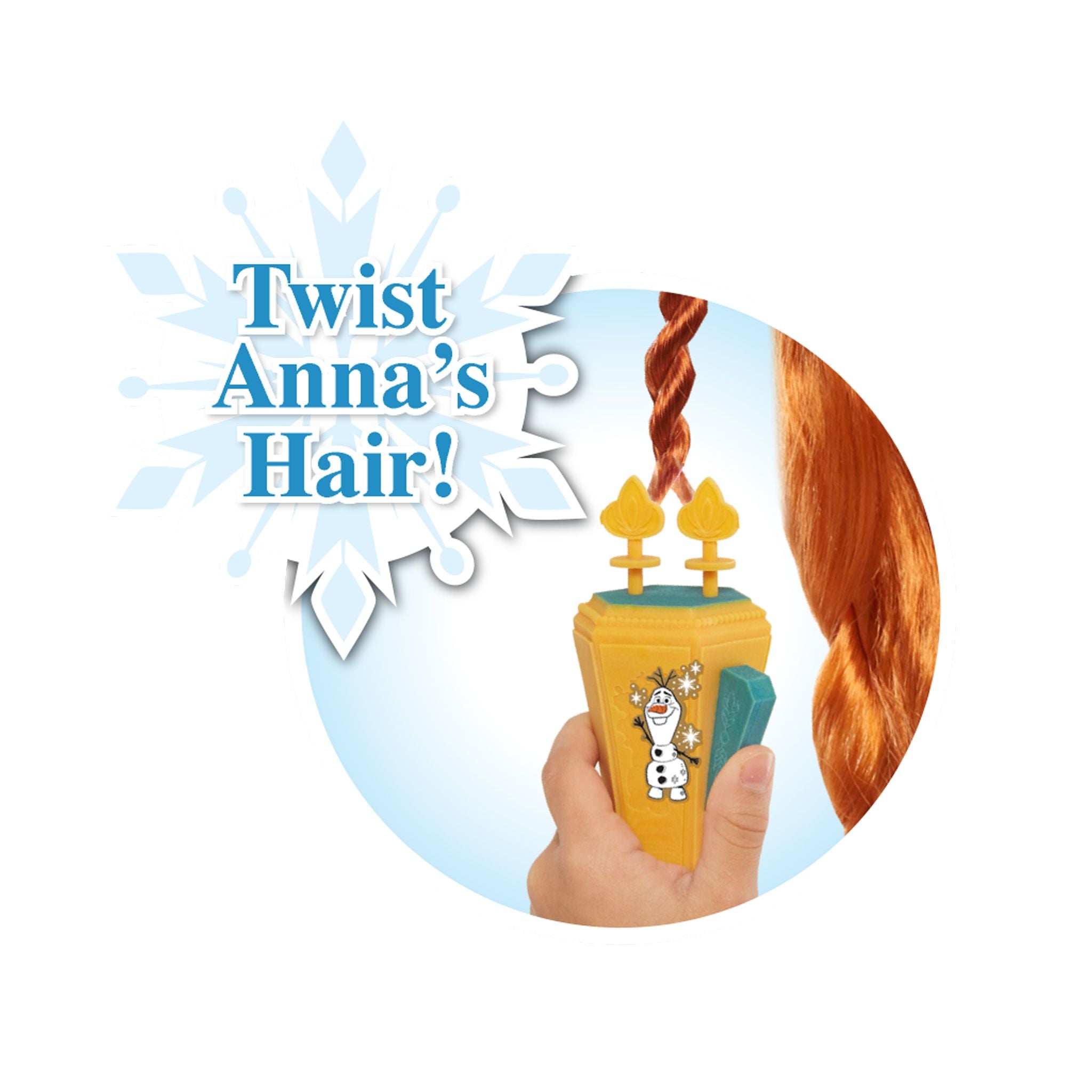 Hot Deal! Disney Frozen 2 Deluxe Queen Anna Styling Head Toy for Kids 3+