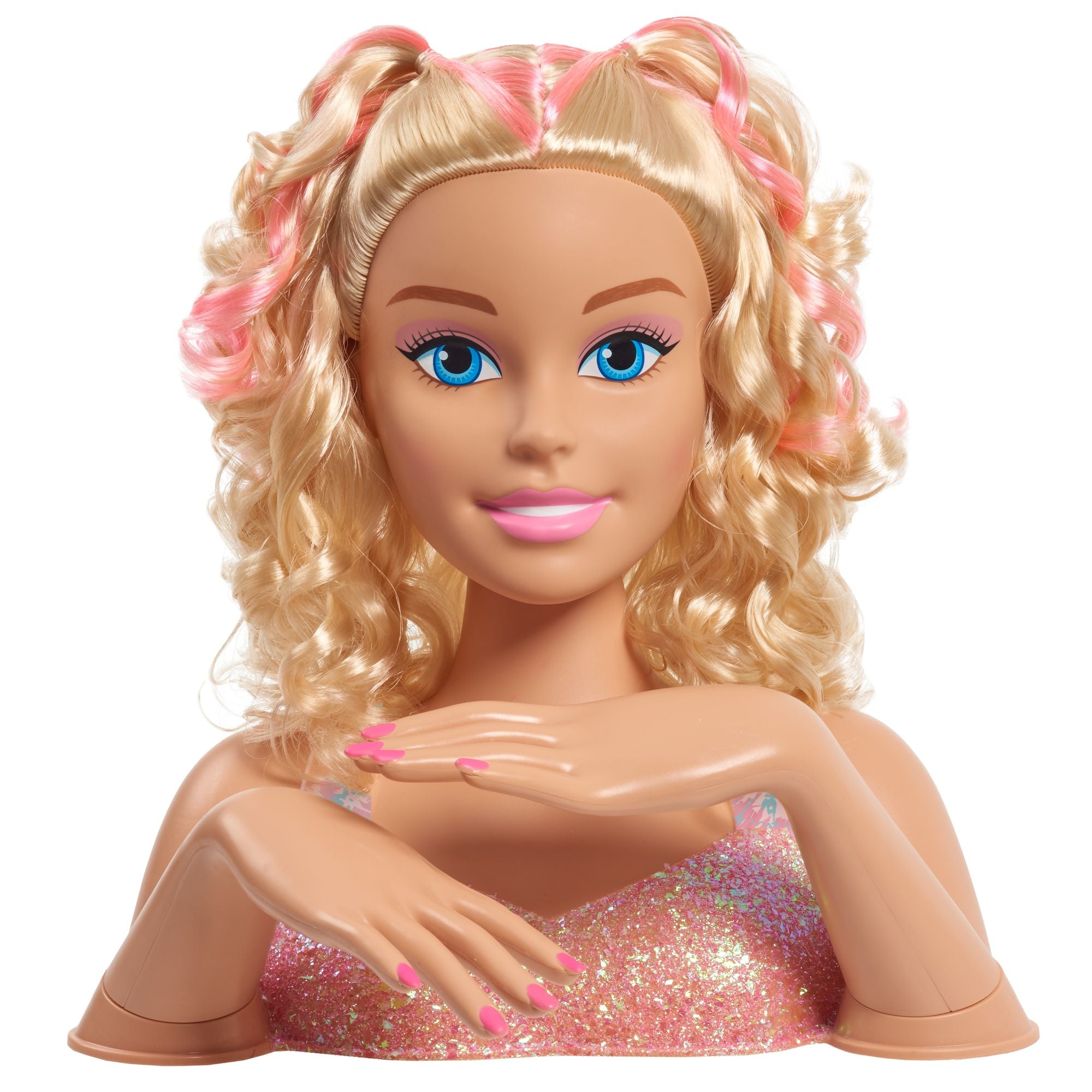 Hot! Barbie Blonde Tie - Dye Deluxe Styling Head