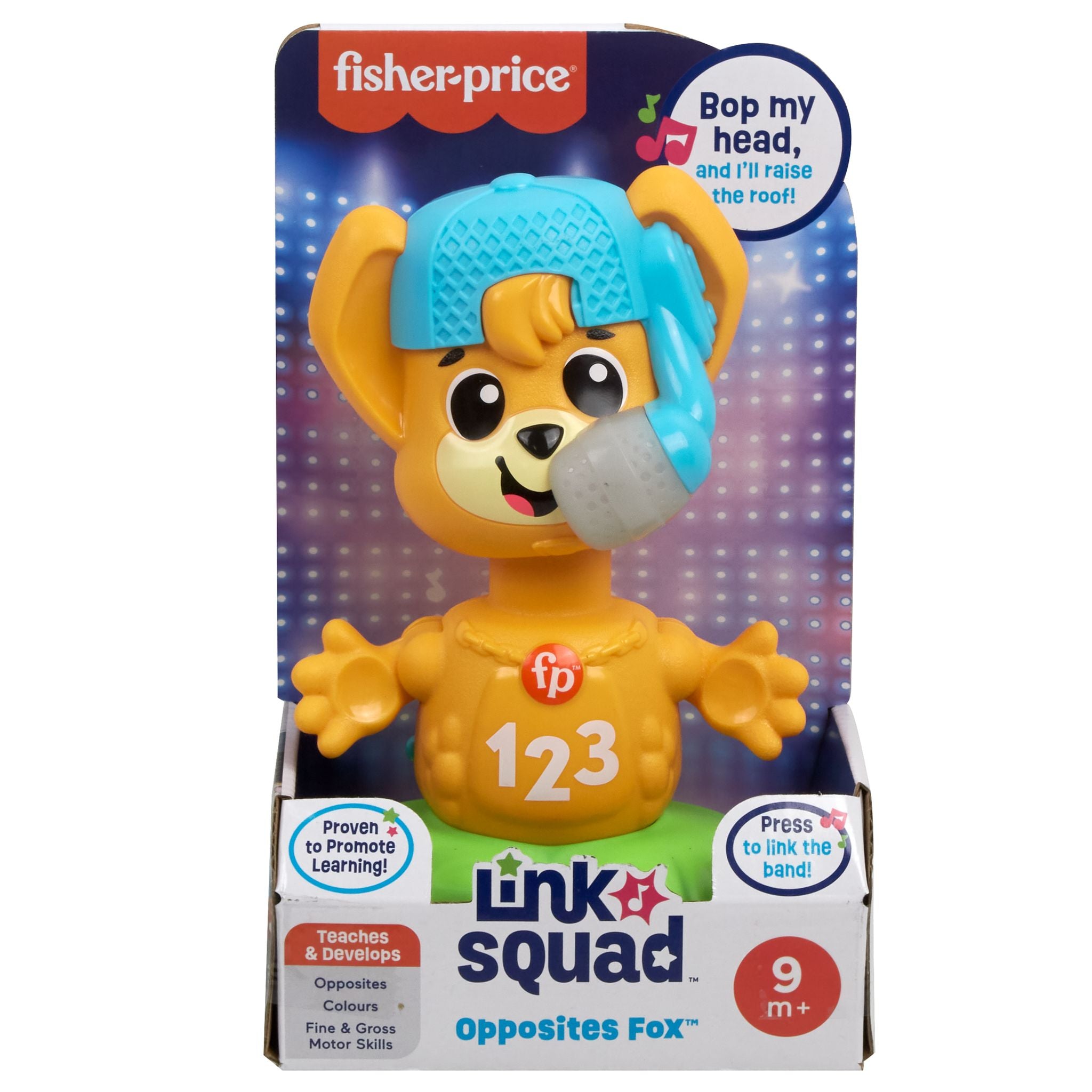 Fisher-Price Link Squad Opposites Musical Fox Toy for Babies