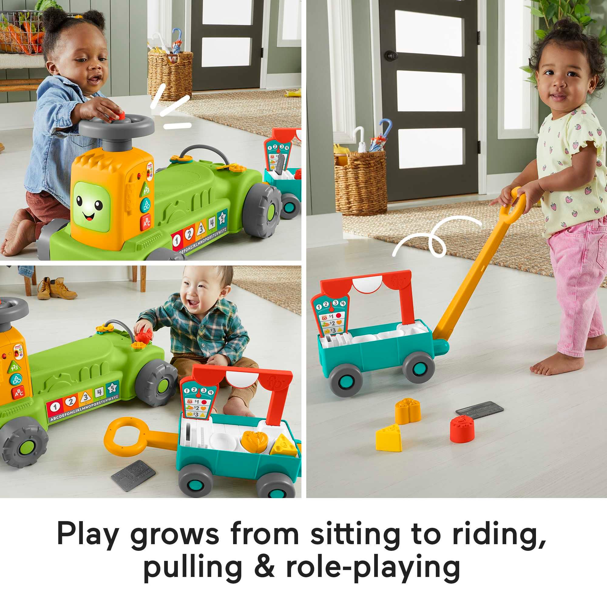 Fisher-Price's Amazing 4-in-1 Farm to Market Tractor Toy