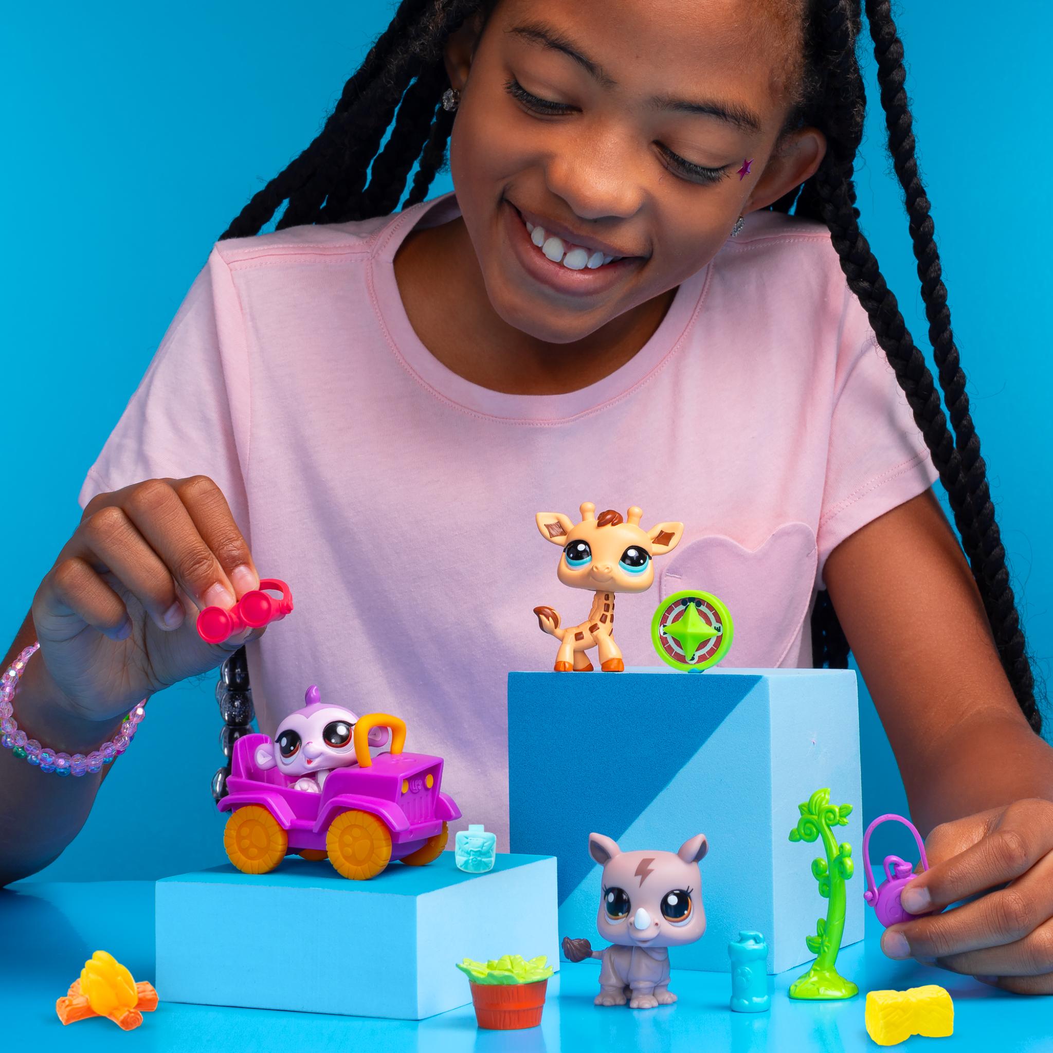 Hot! Littlest Pet Shop Safari Play Pack - Gen 7