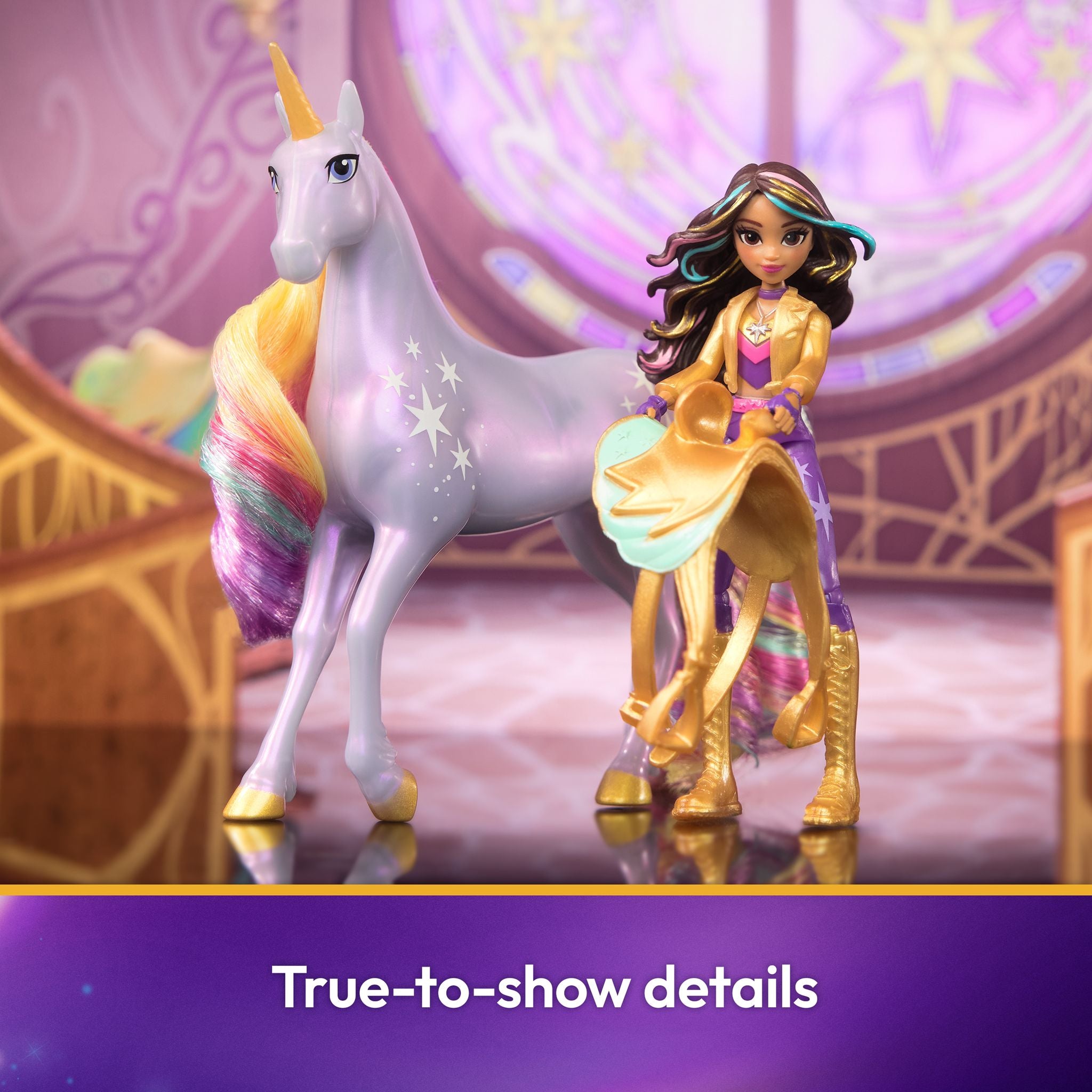 Hot Sale! Unicorn Academy Doll and Unicorn Set - Sophia & Wildstar for Girls