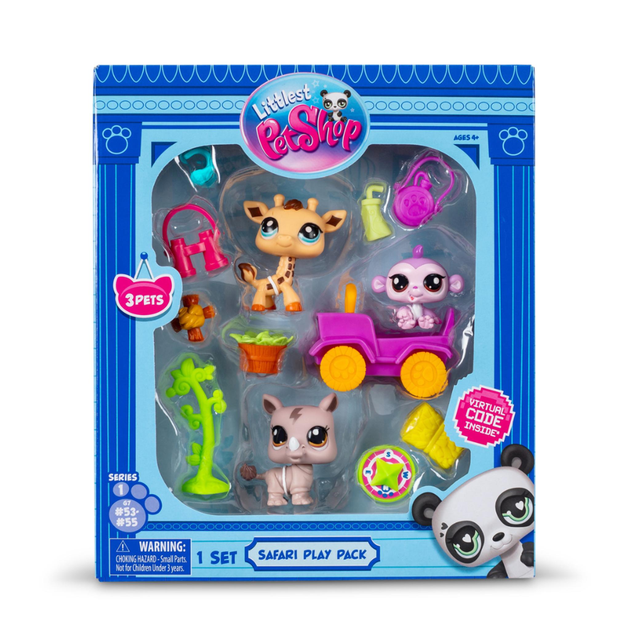 Hot! Littlest Pet Shop Safari Play Pack - Gen 7