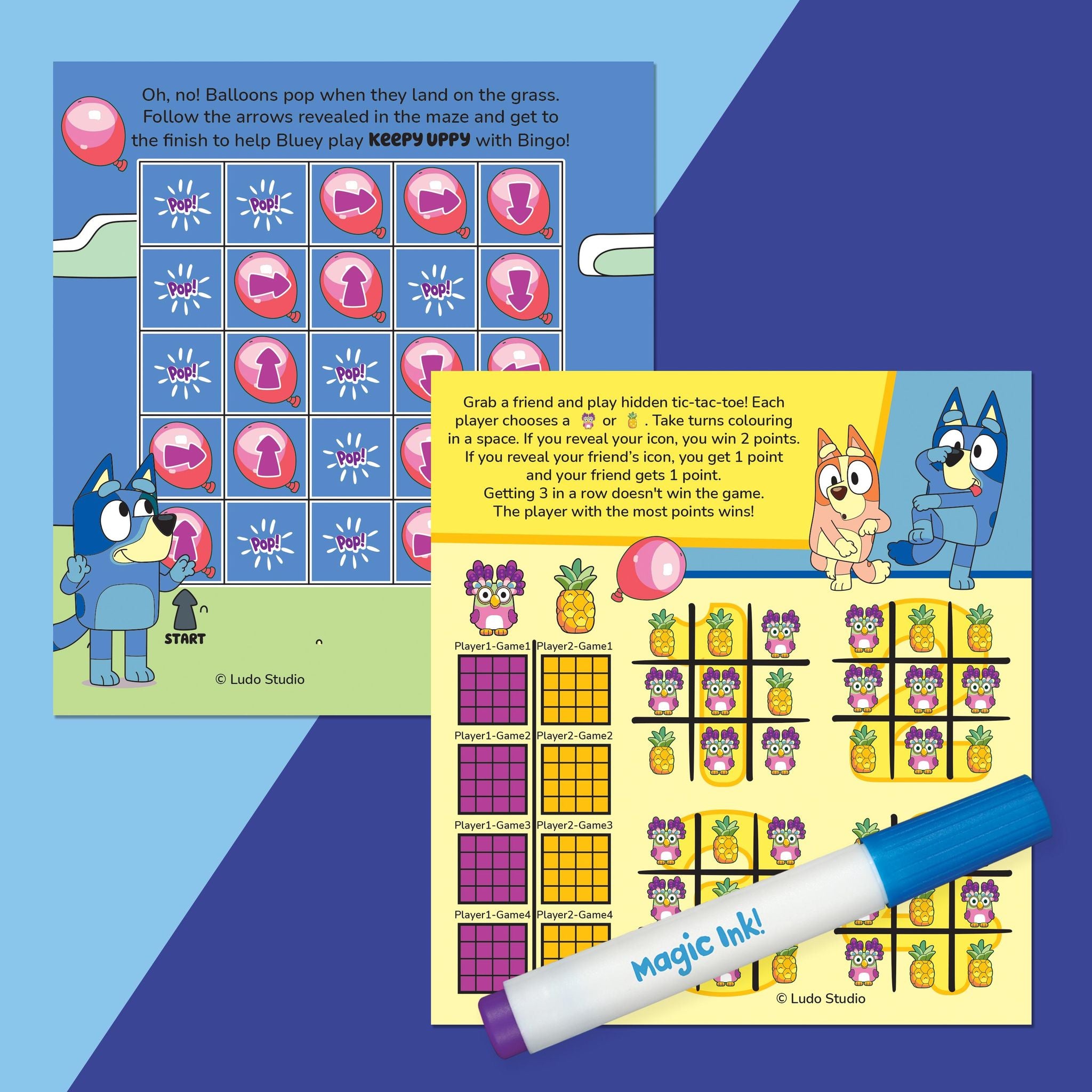 Hot! Inkredibles Bluey Magic Ink Activity Book