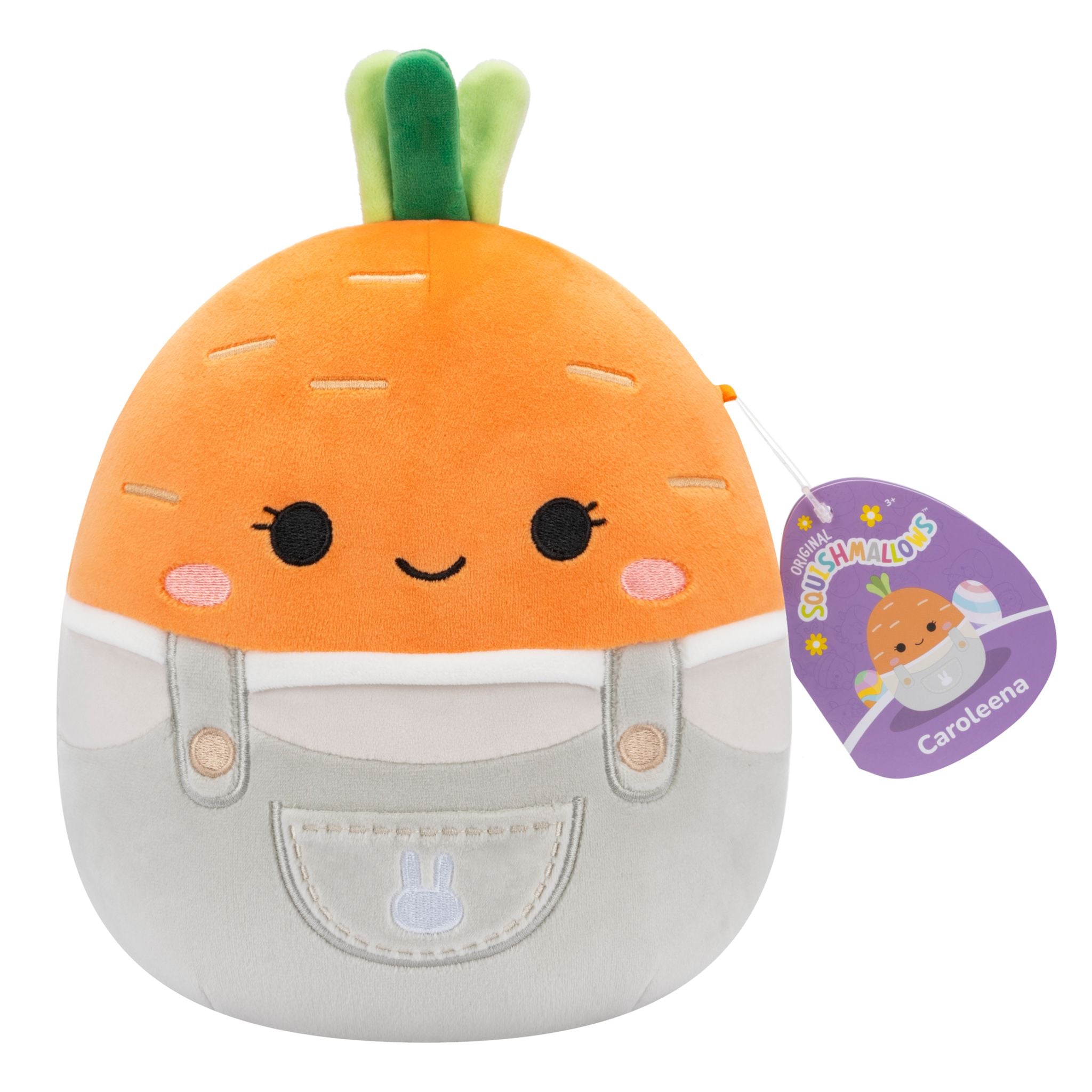 Limited-Time Easter 7.5 Inch Squishmallows Plush - Coraleena The Carrot, A Must-Have Collectible