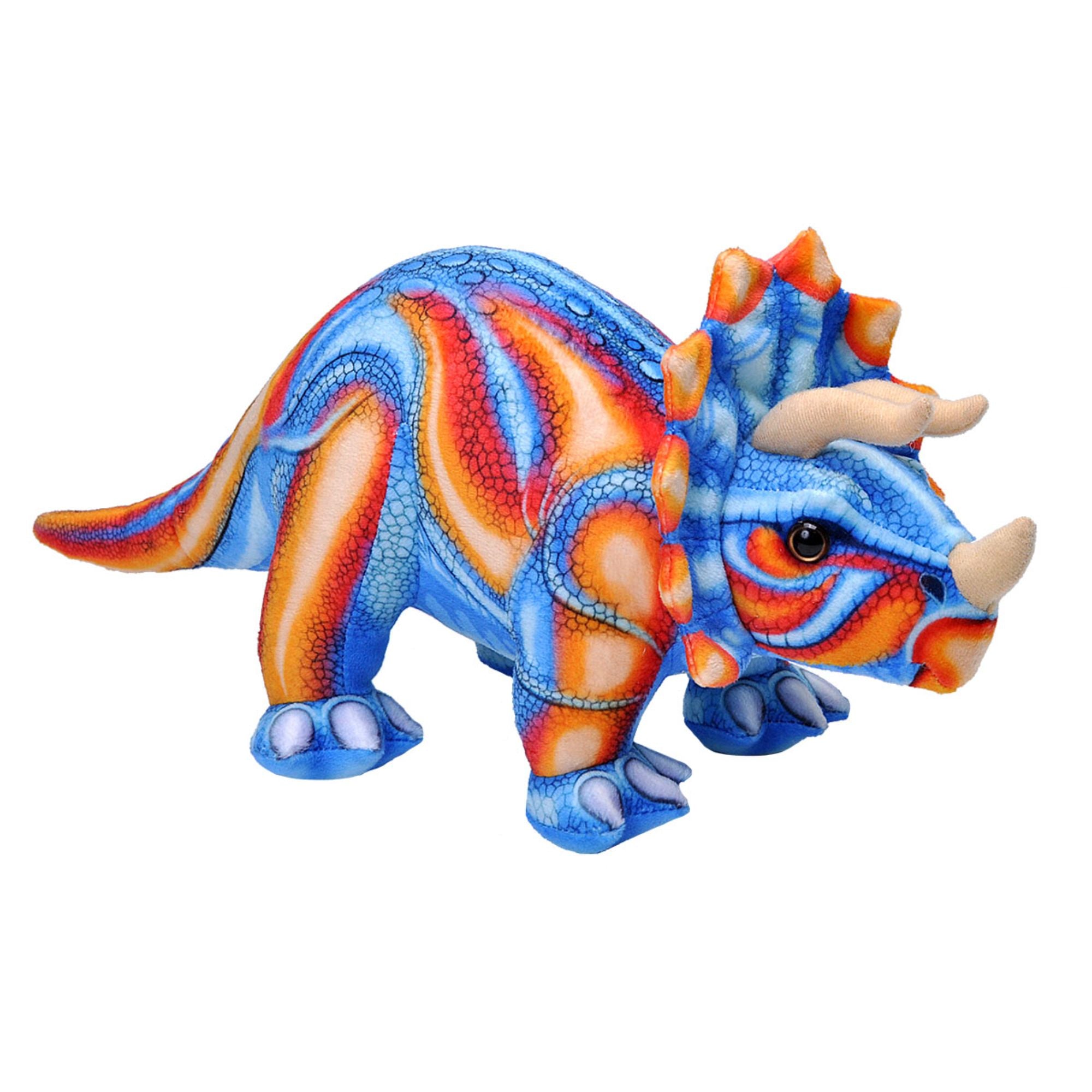 Hot Sale! 12-Inch Wild Republic Triceratops Dinosaur Stuffed Toy