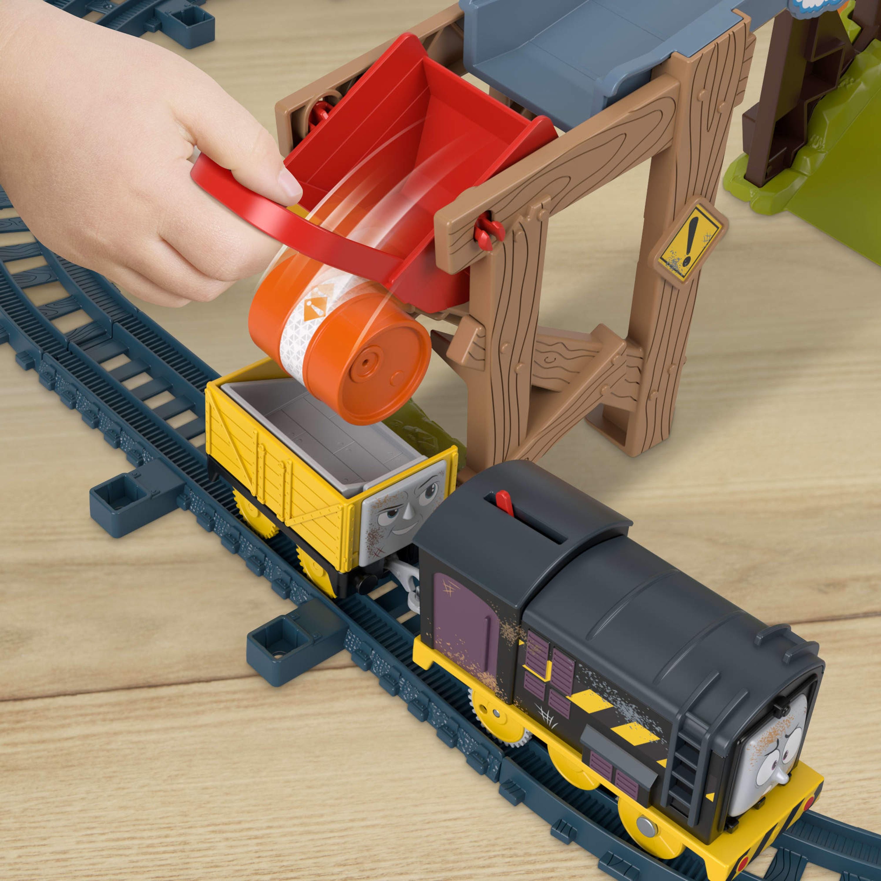 Fisher-Price's Hot Deal: Thomas & Friends Diesels Lift & Load Motorized Toy Train Construction Set