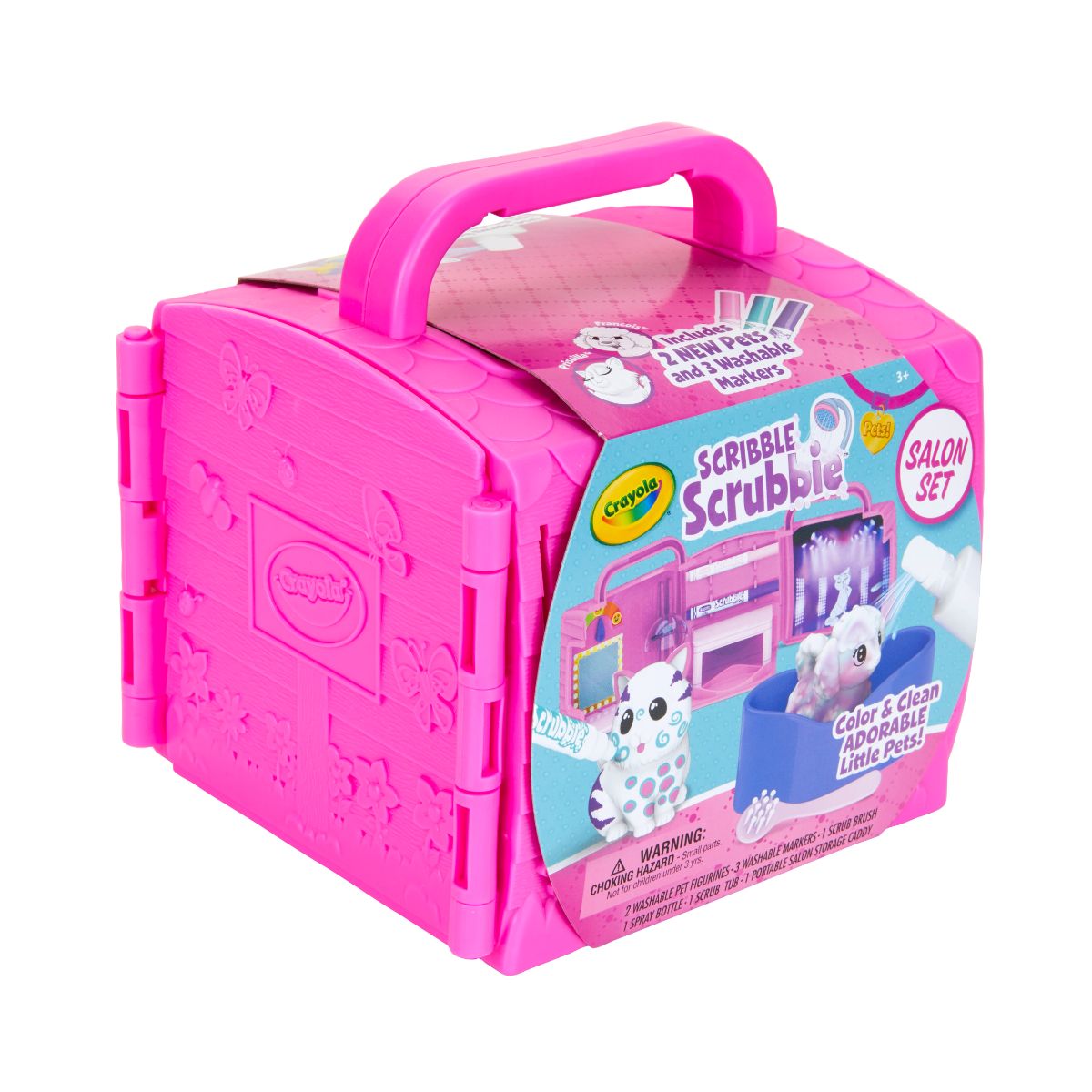 Crayola Washable Scribble Scrubbie Pet Beauty Salon Kit for Kids
