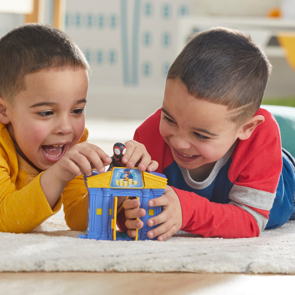 Marvel Spidey & Friends City Blocks - City Bank Set | Great Gift!