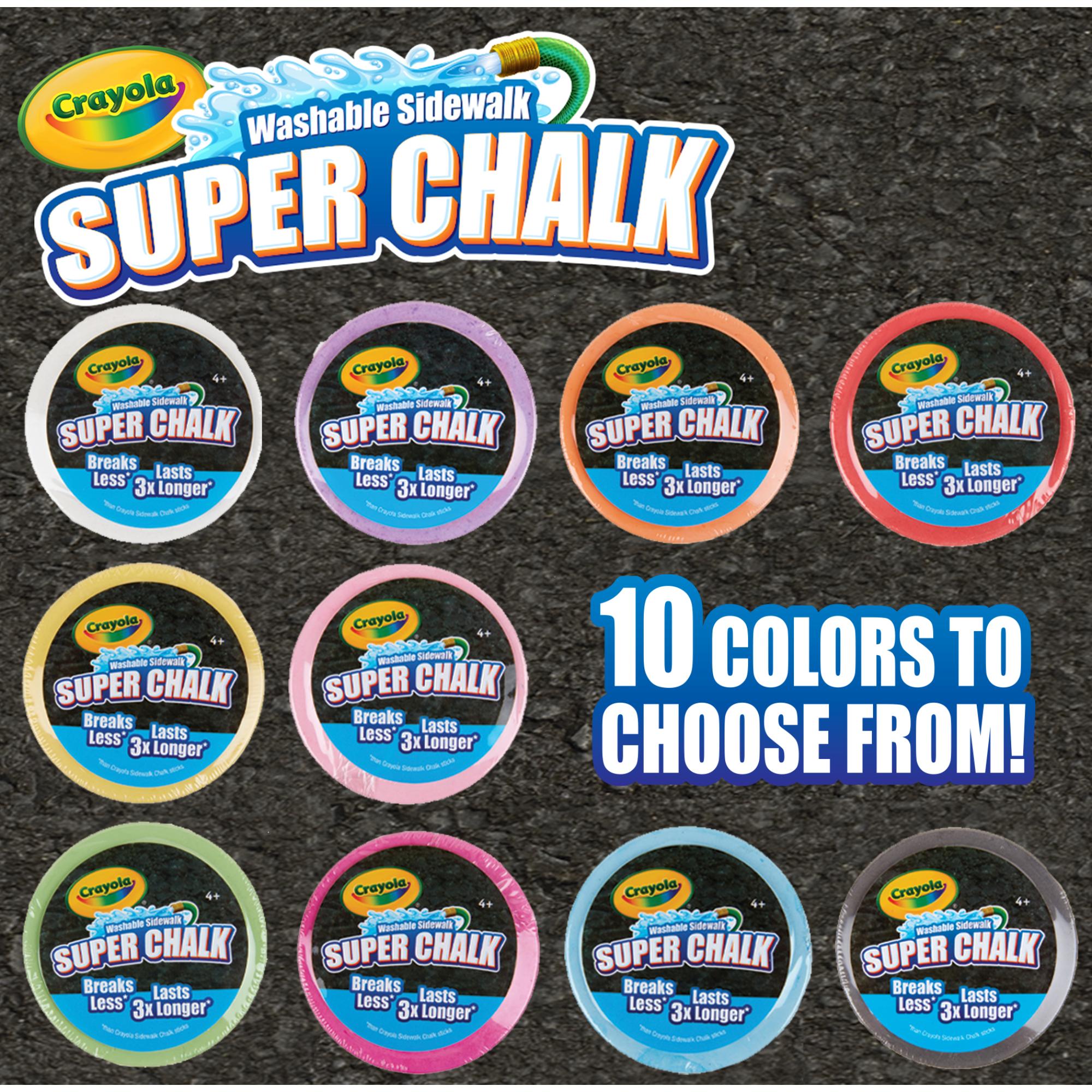 Crayola Outdoor Superchalk: Assorted Styles for Endless Fun