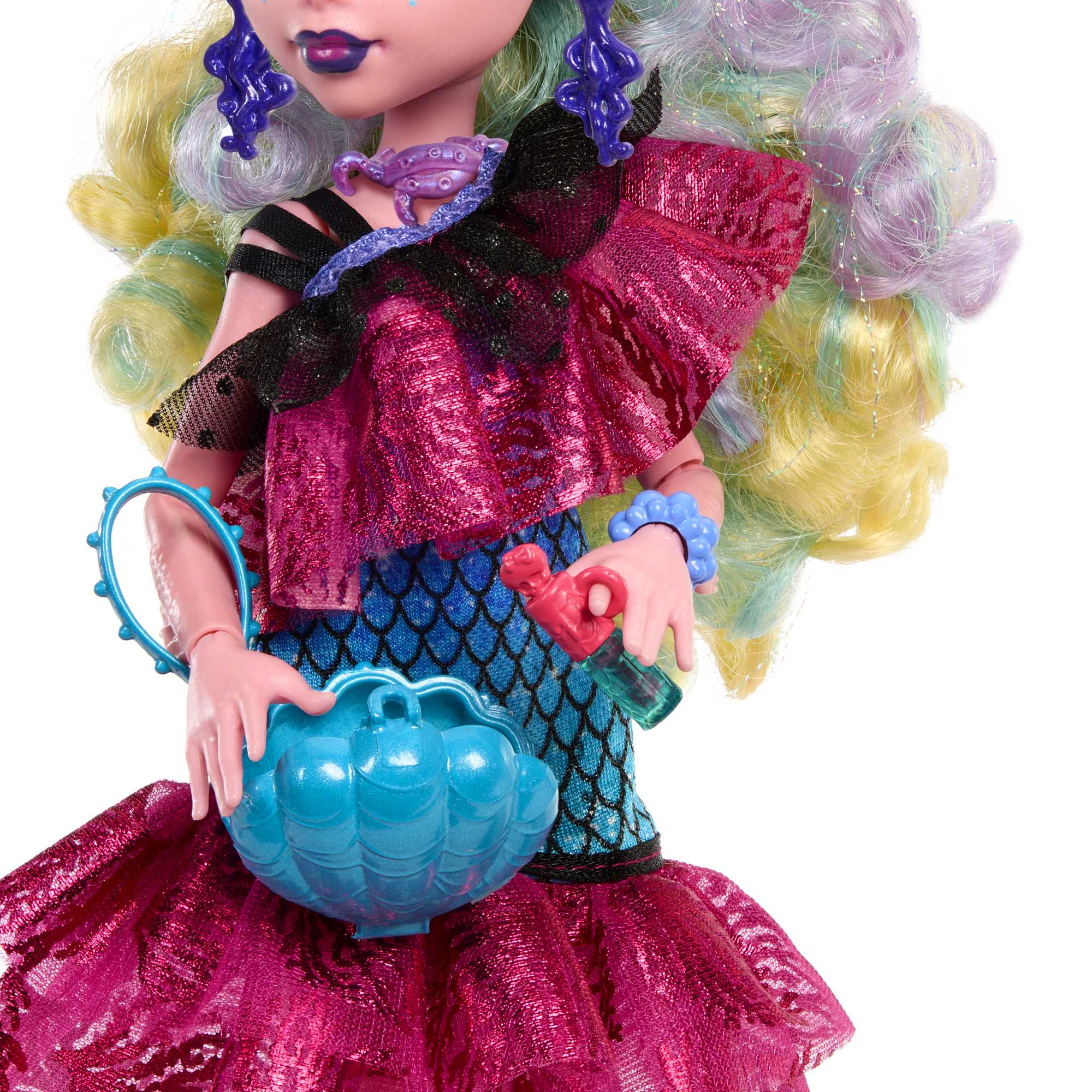 Hot Sale! Monster High Monster Ball Fashion Doll - Lagoona Blue for Kids