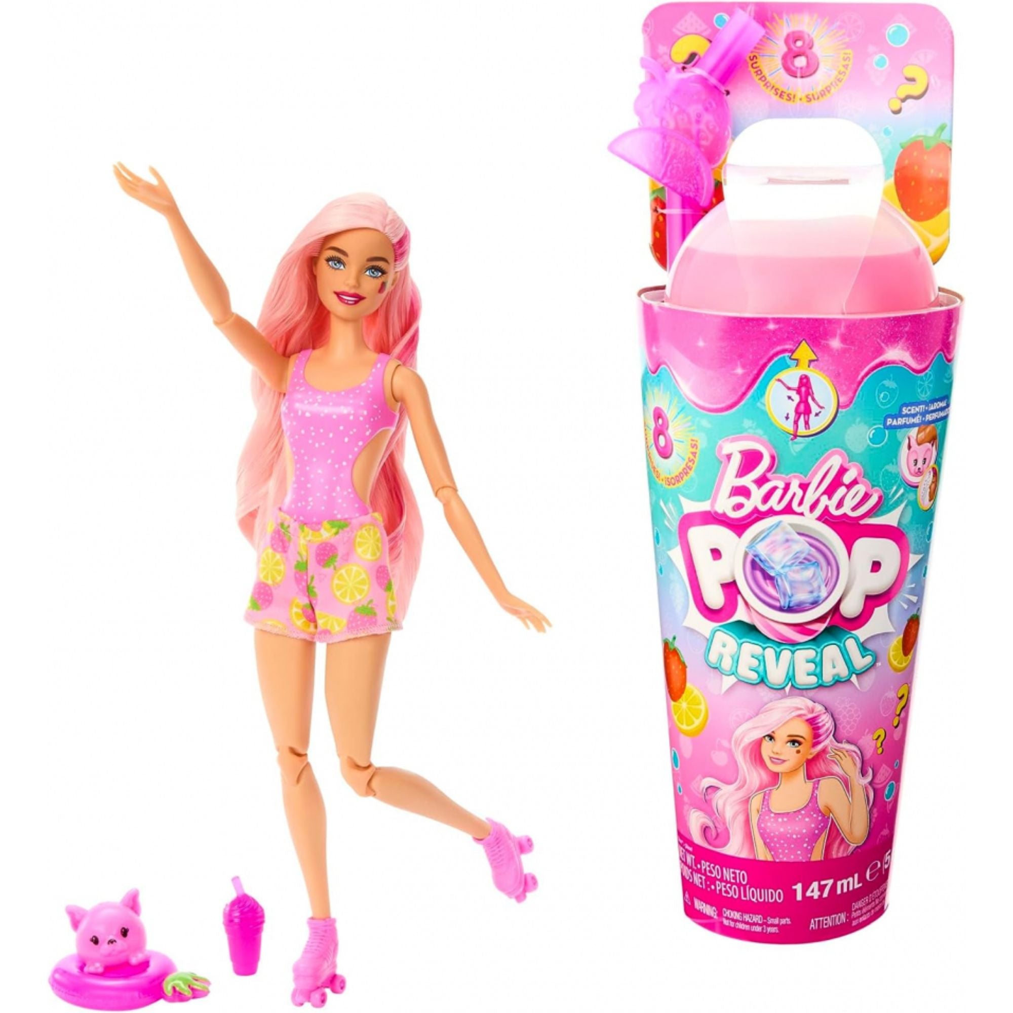 Hot Deal! Barbie Pop Reveal Doll - Juicy Fruits Series, Strawberry Lemonade Flavor