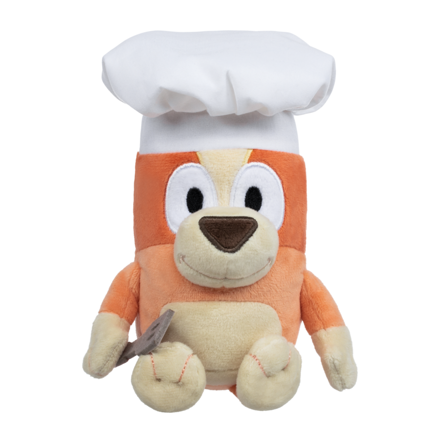 Single Pack of Bluey Season 10 Chef Bingo Soft Plush Toy