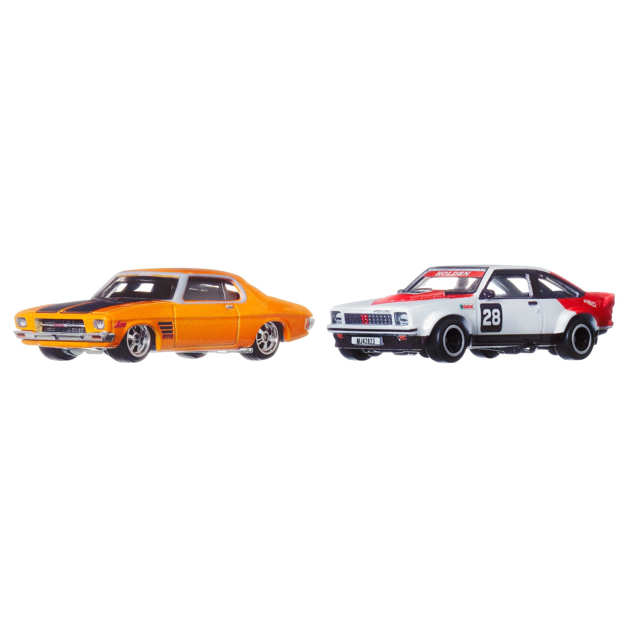 Hot Wheels Premium 2-Pack: '73 Holden Monaro GTs & '77 Holden Torana A9X - Collect Now!