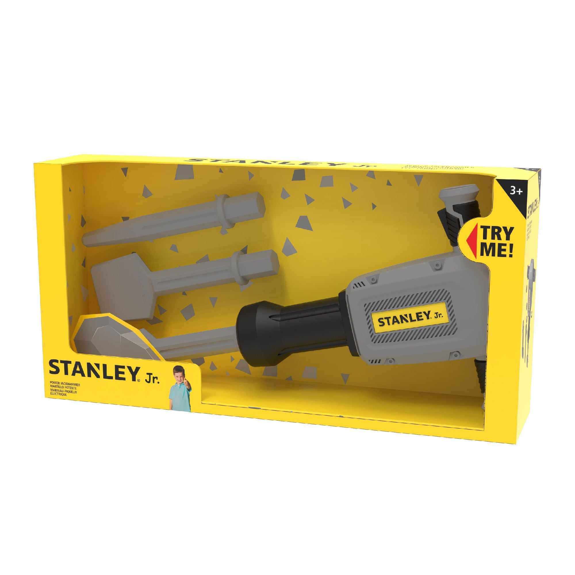 Stanley Jr. Realistic Battery - Powered Pretend Jackhammer for Little Builders
