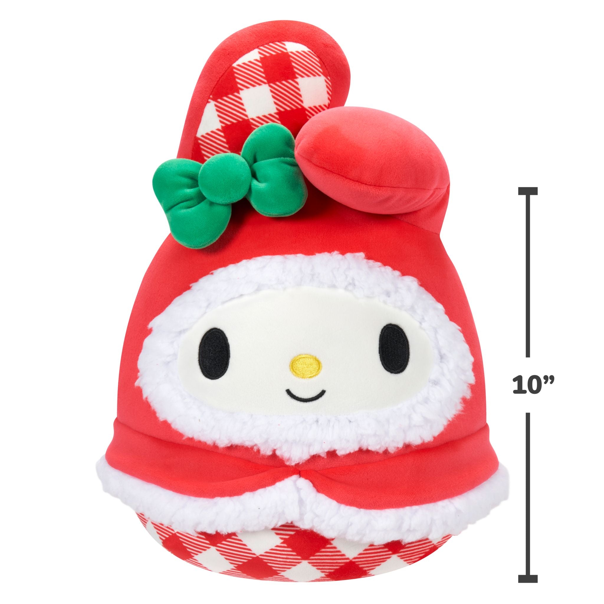Limited-Time Offer! 10-Inch Squishmallows Sanrio Christmas Plush My Melody