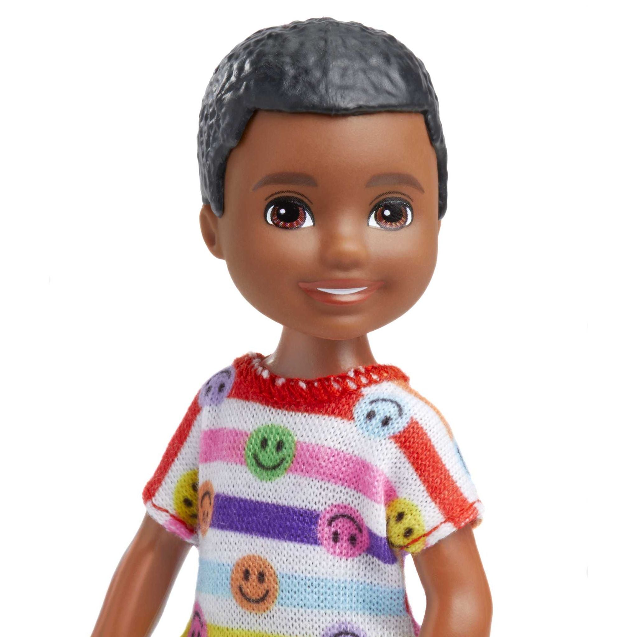 Barbie Club Chelsea Doll with Removable Smiley - Face Shirt