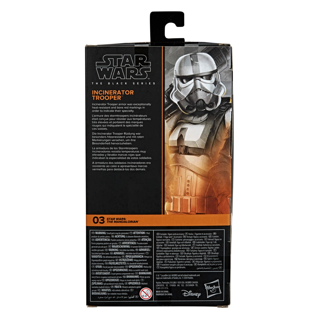 Hot! Star Wars The Black Series 6-Inch Incinerator Trooper Action Figure