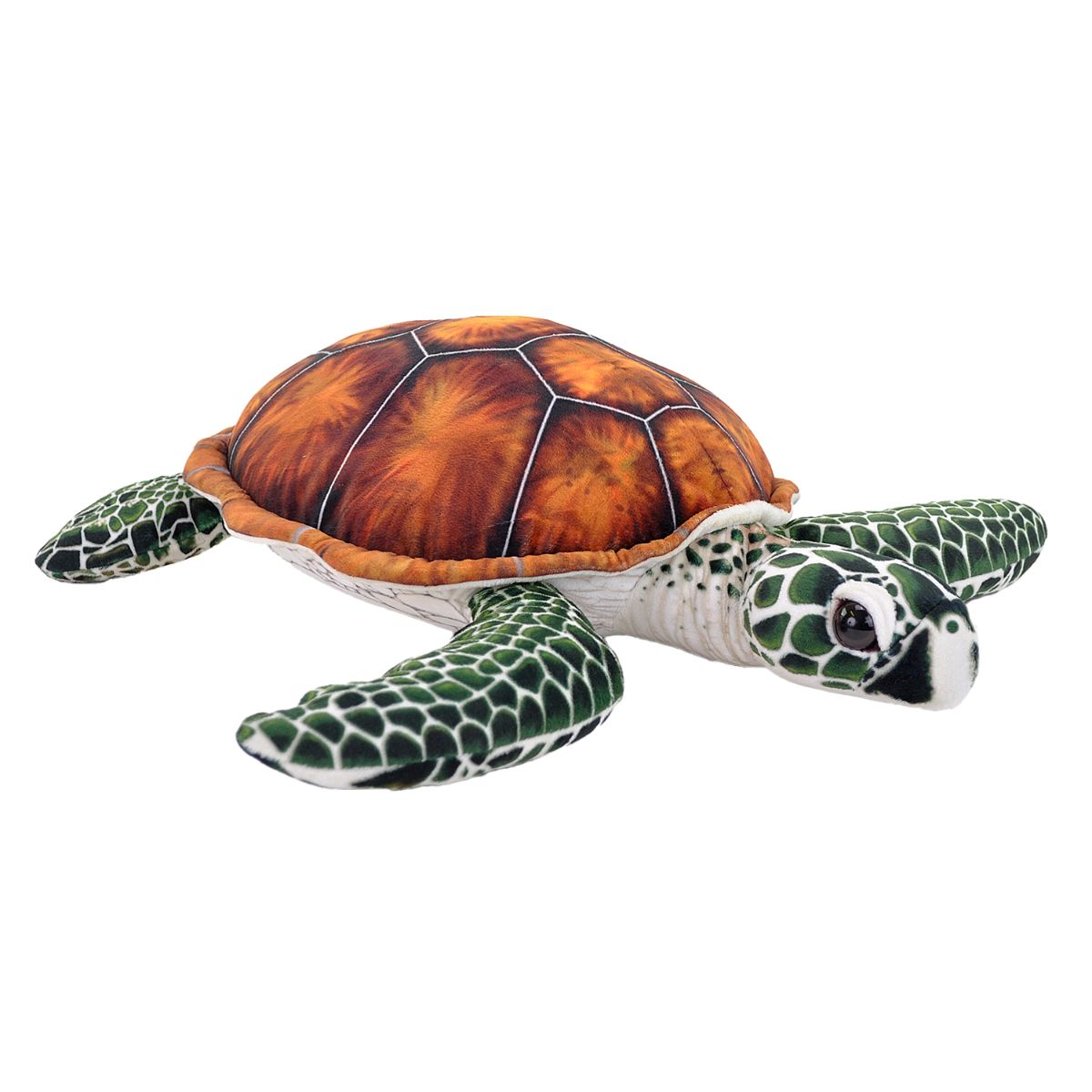 Wild Republic 20-Inch Sea Green Living Ocean Turtle II - Limited Offer