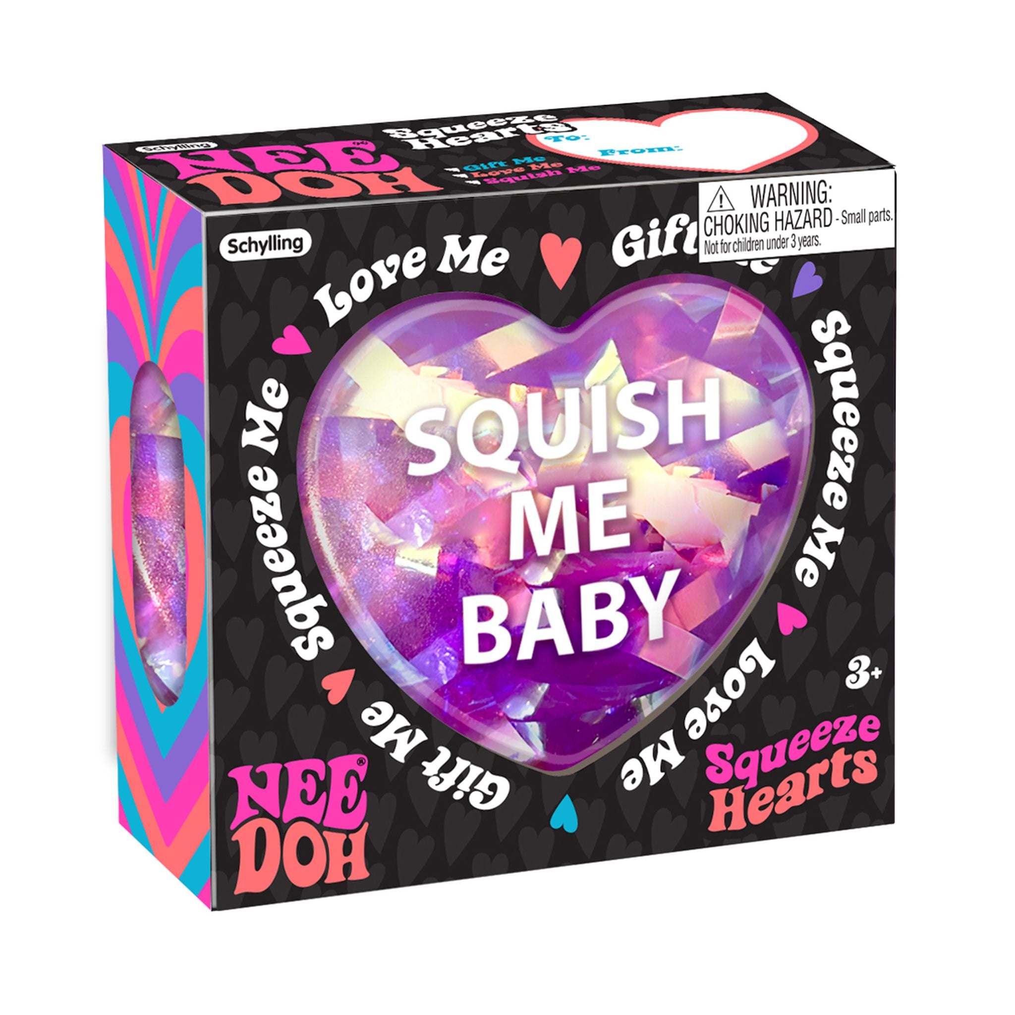 Schylling NeeDoh Assorted Squeeze Hearts - Great Stress Relievers