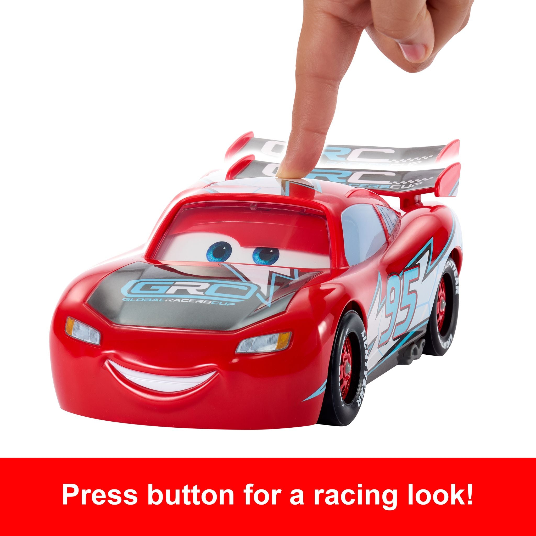 Hot Sale! Disney Pixar Cars Global Racers Cup Drift & Race Toy Lightning McQueen Car