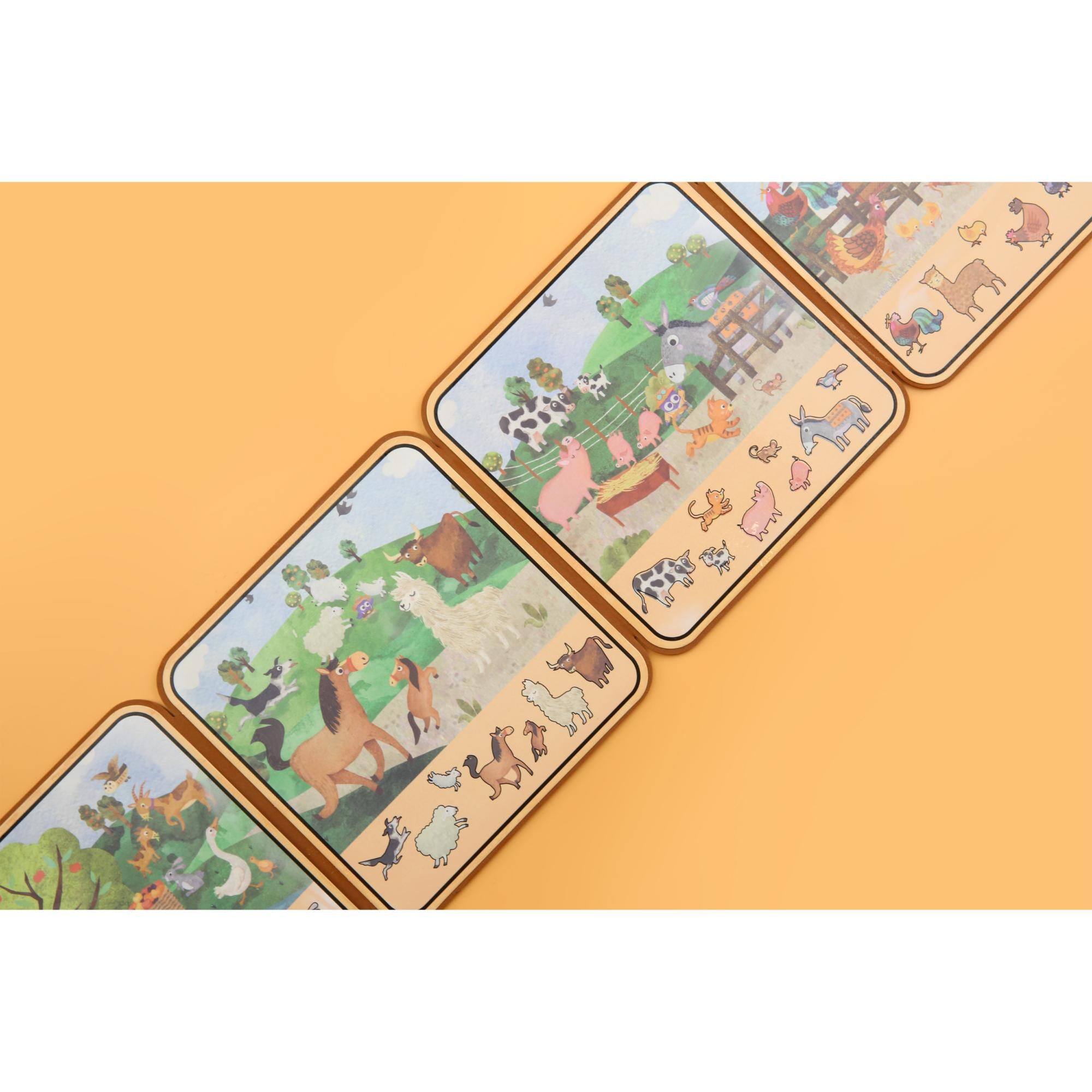 Hot Sale! MierEdu Educational Water Doodle Book Featuring Farm Animals for Kids