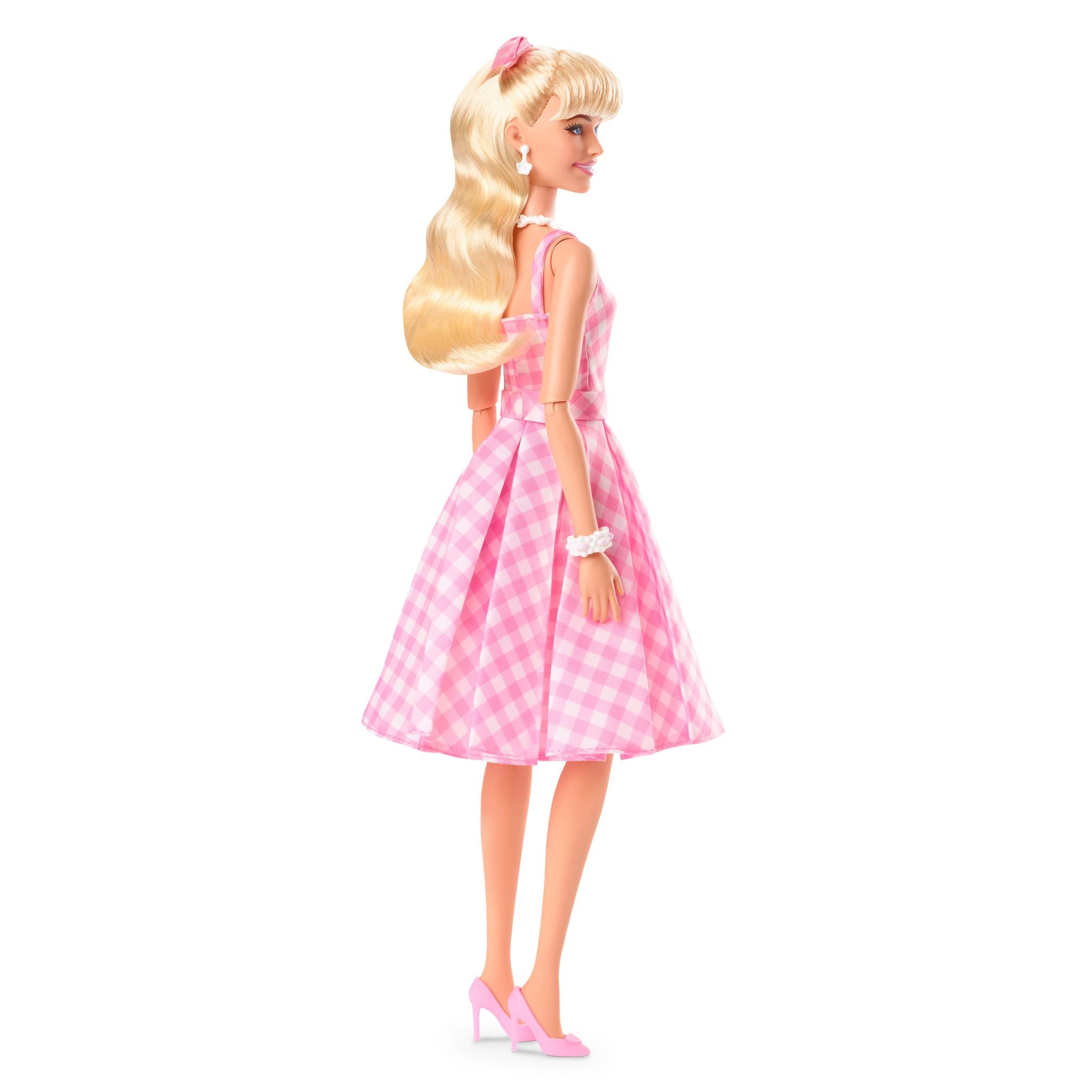 Barbie Doll in Pink Gingham Dress Inspired by Barbie The Movie