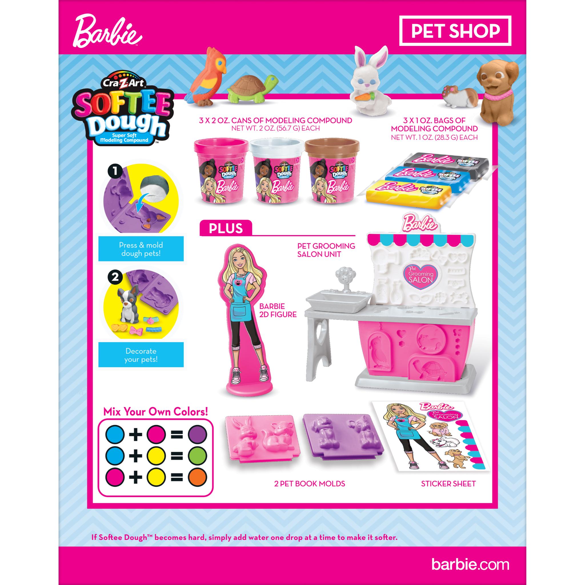 Cra-Z-Art Soft Modeling Dough Set for Barbie Pet Shop Creation