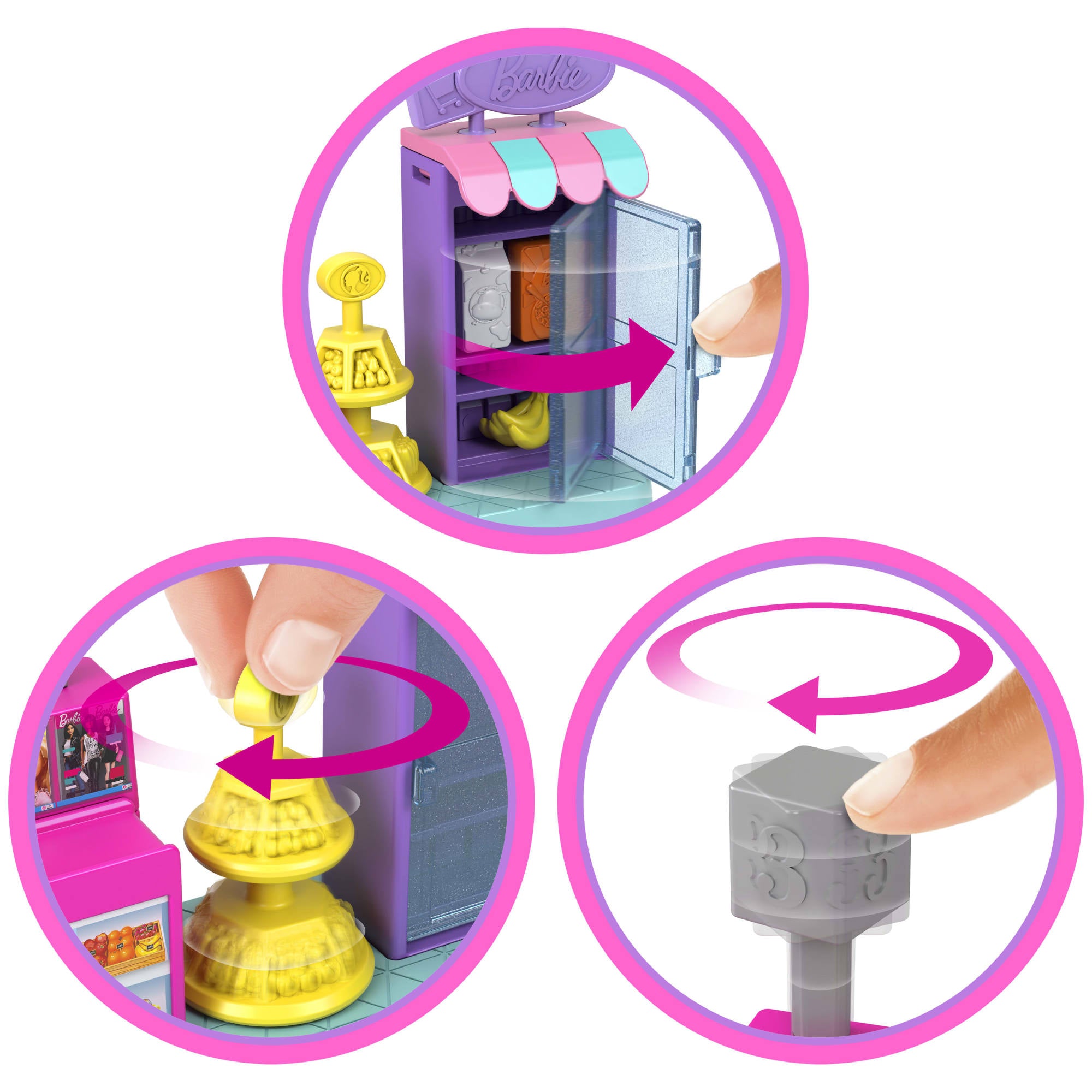Mini BarbieLand Supermarket Playset - Tiny Cuteness, Big Fun