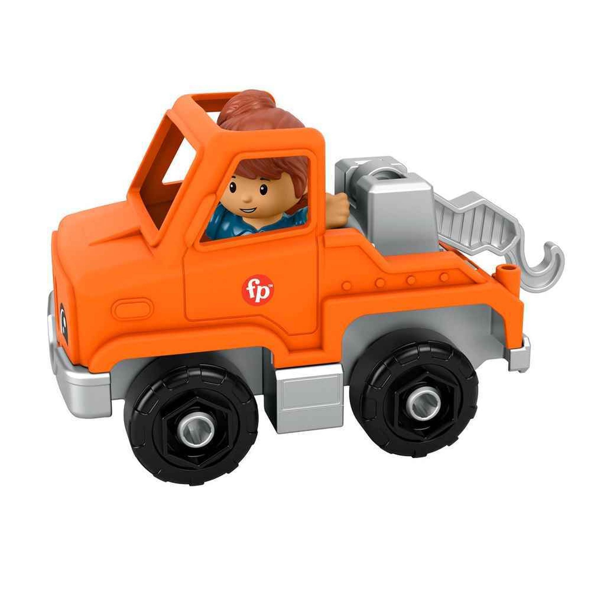 Fisher-Price Little People Push - Along Tow Truck: Fun for Toddlers!