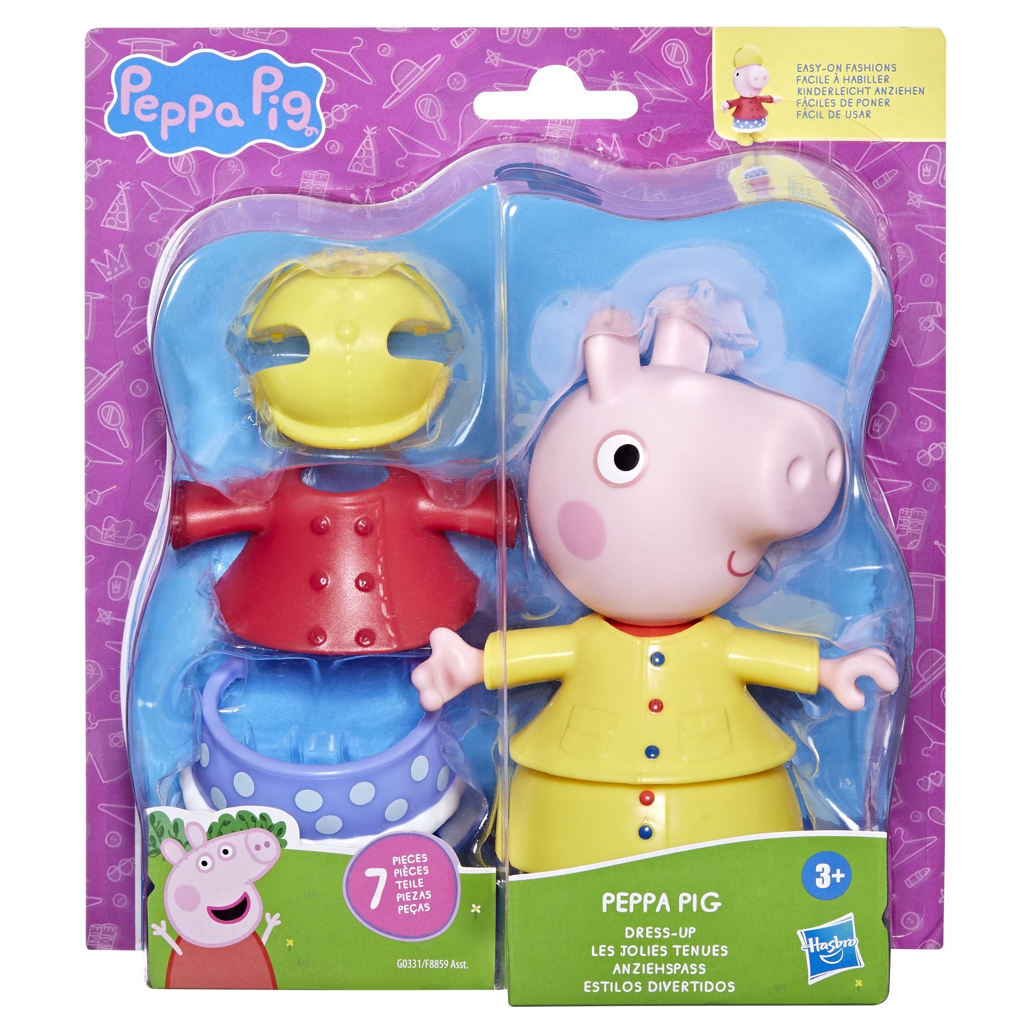 Hot! Peppa Pig 6-Inch Dress-Up Figure