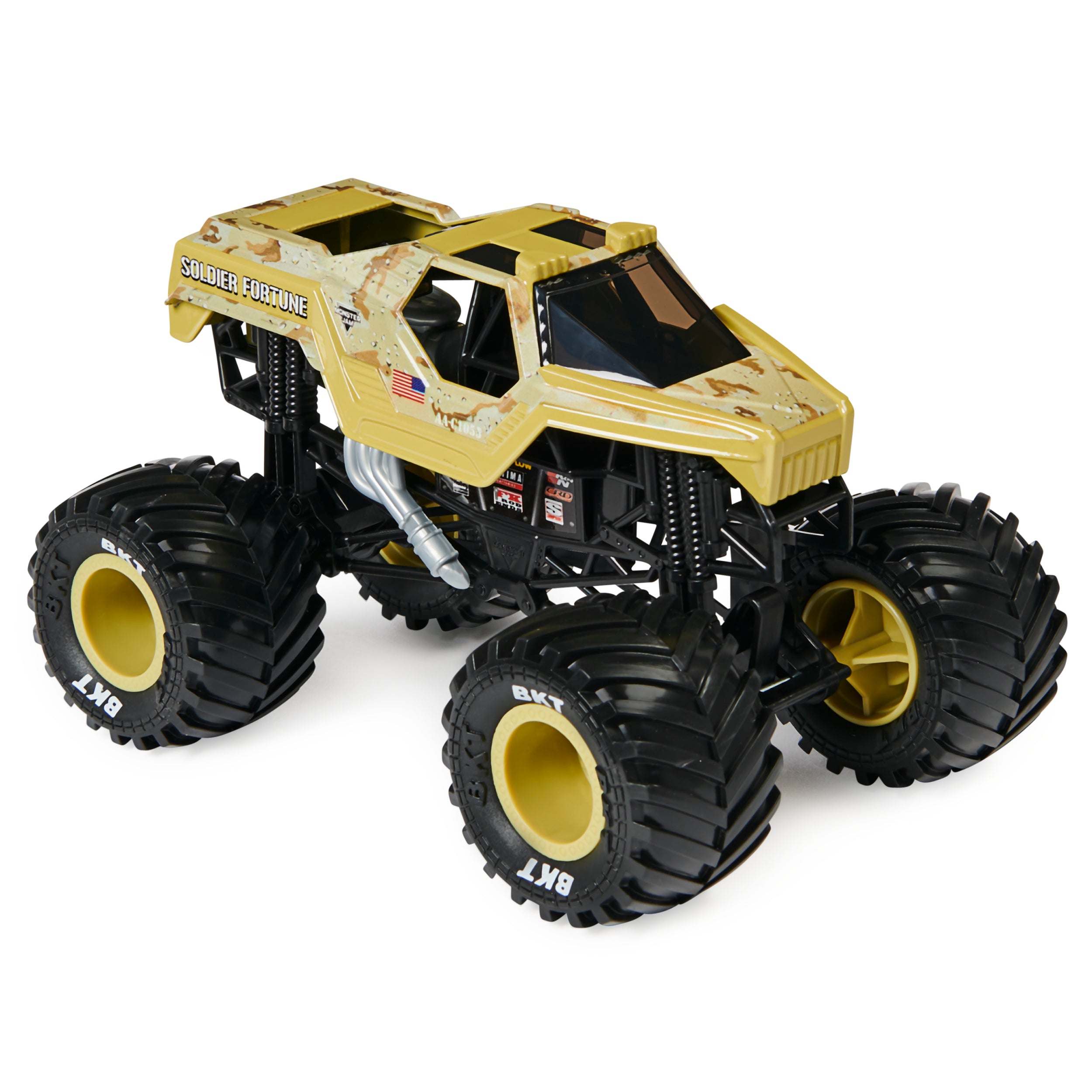 Hot Deal! Monster Jam 1:24 Scale Die - Cast Monster Truck Series 13 Soldier Fortune