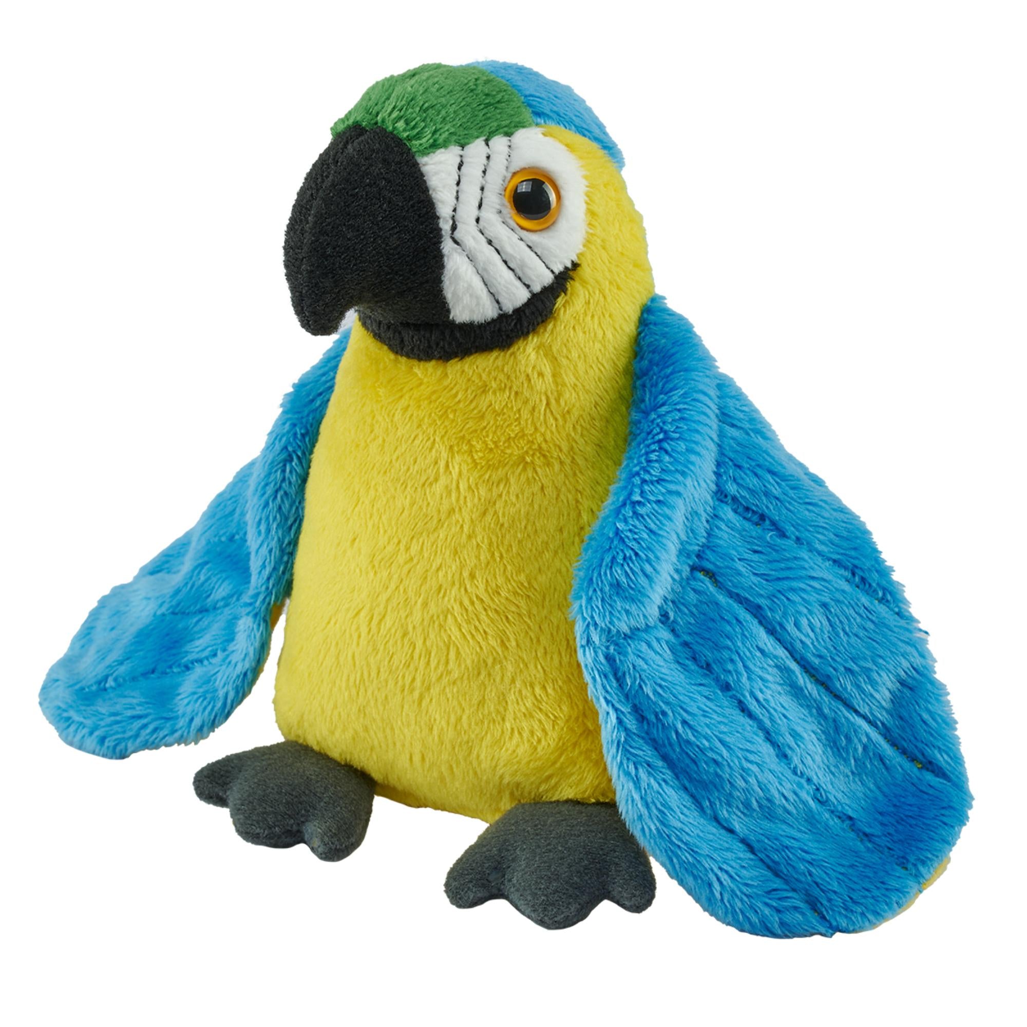 Wild Republic 5-Inch Eco-Friendly Pocket-Sized Blue Yellow Macaw Plush Toy - Collect Now!