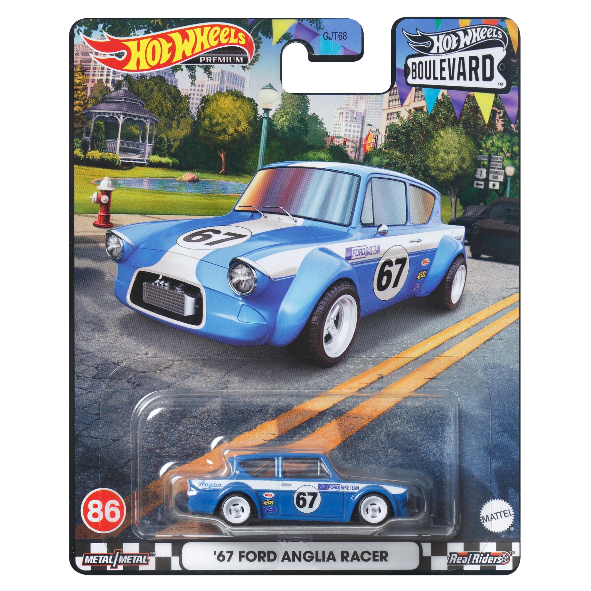 Hot Wheels Boulevard 1967 Ford Anglia 86 Racer - Premium Die - Cast Toy Car