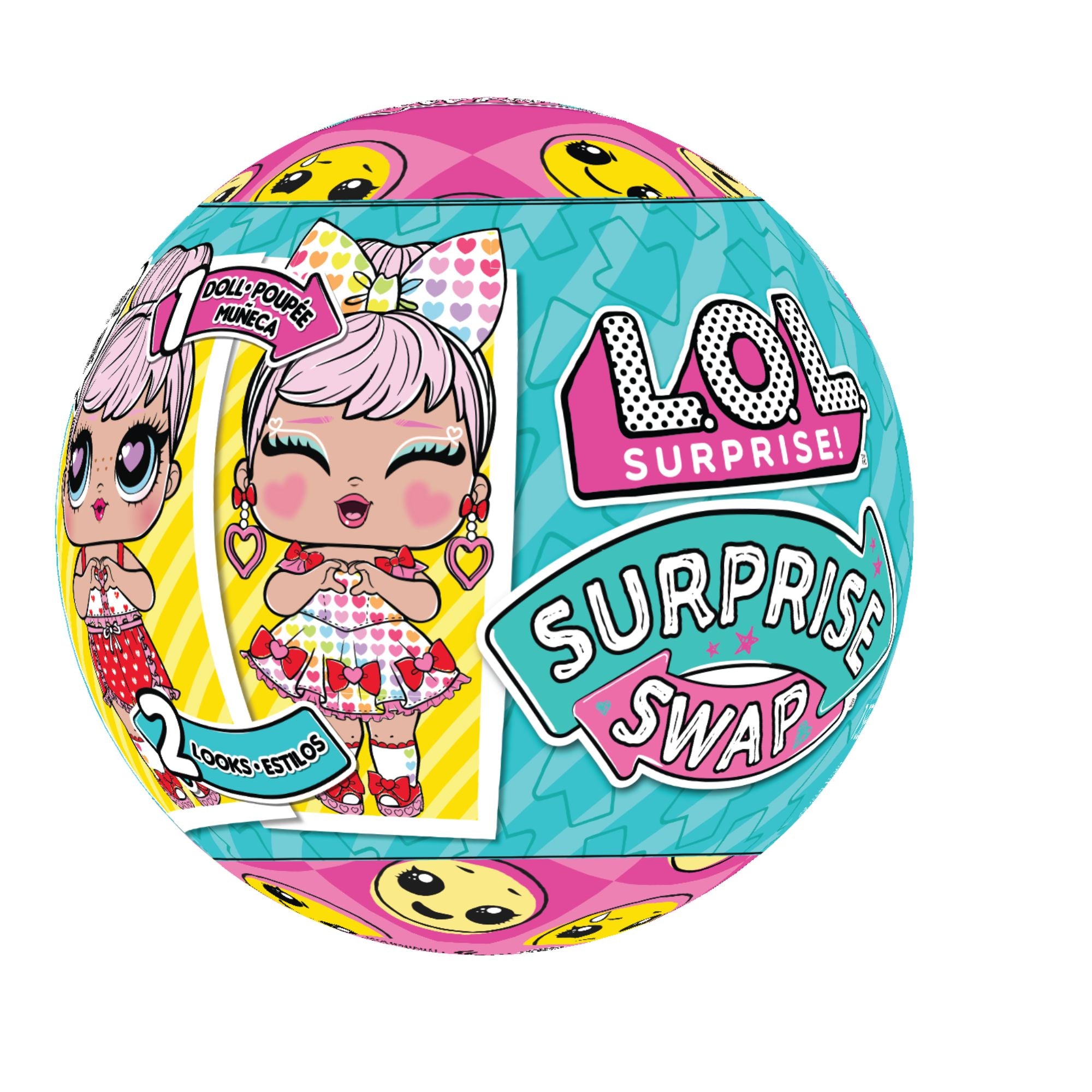 L.O.L. Surprise Sidekick Swap Tots with Double-Style Feature