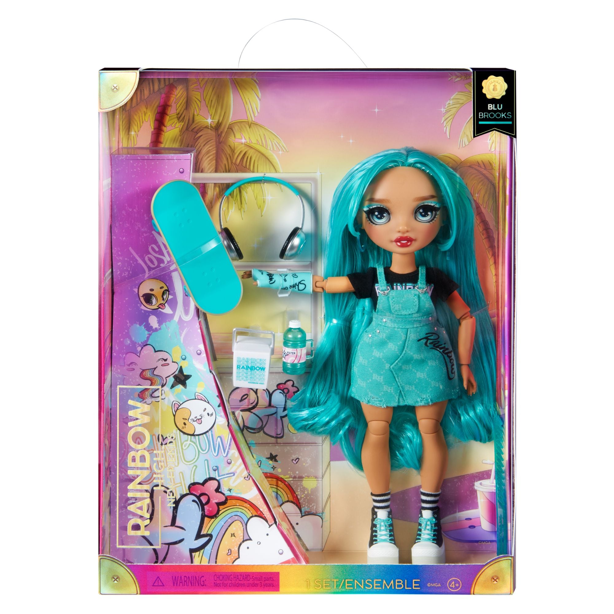 Rainbow High Fashion Doll - Blu Brooks: New Friends Collection