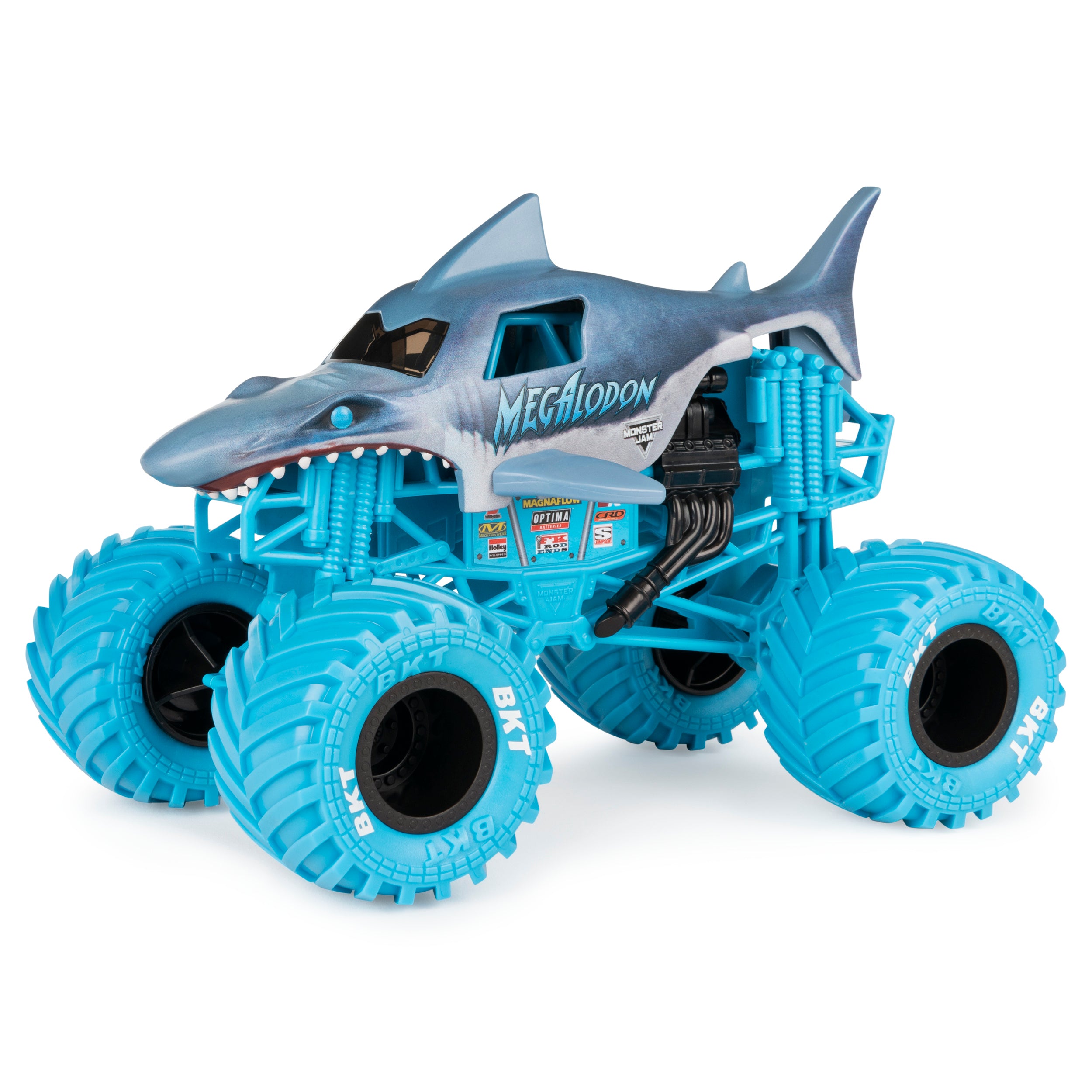 Hot Deal: 1:24 Monster Jam Megalodon Blue Suspension Monster Truck