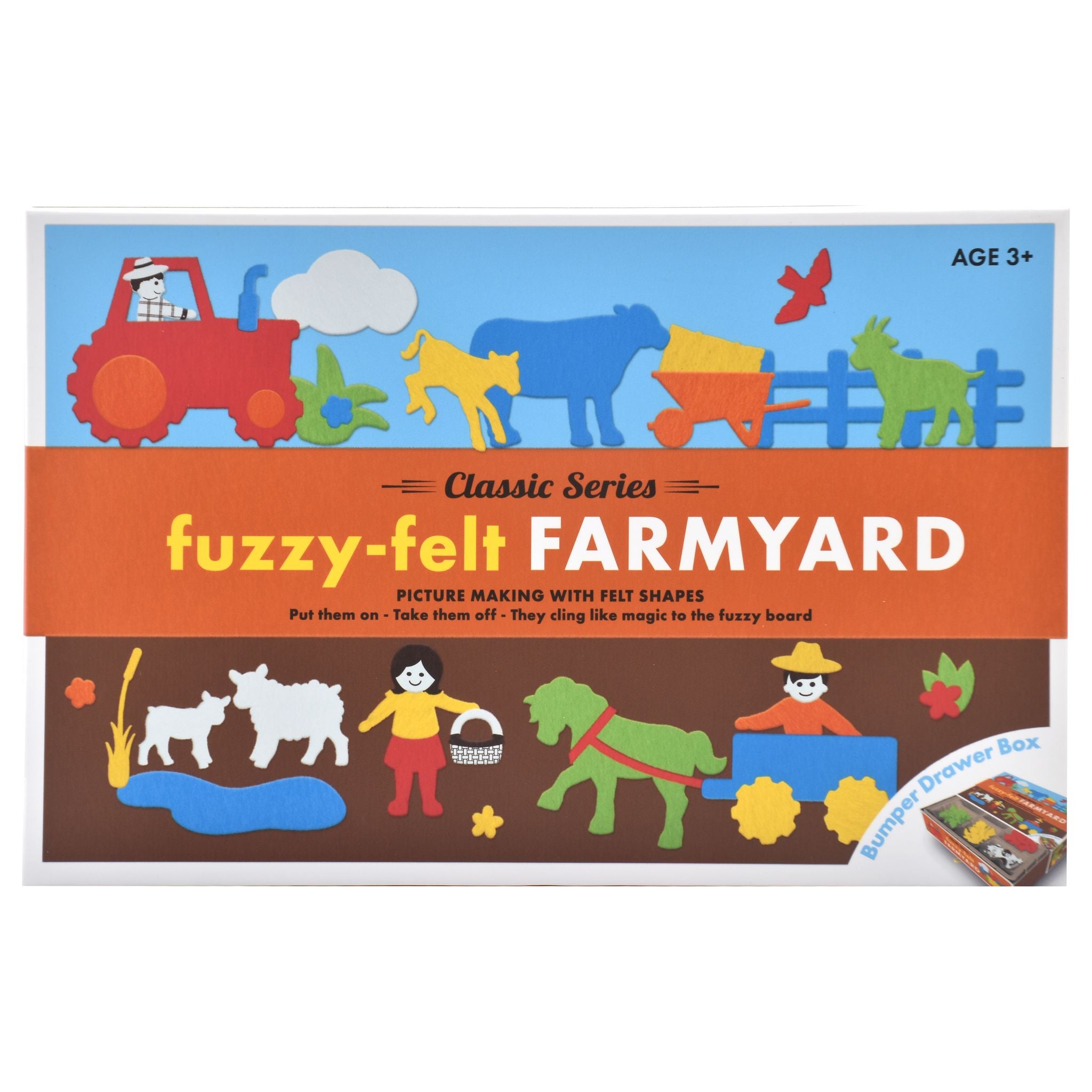 Classic Fuzzy Felt - Delightful Farm Yard Set