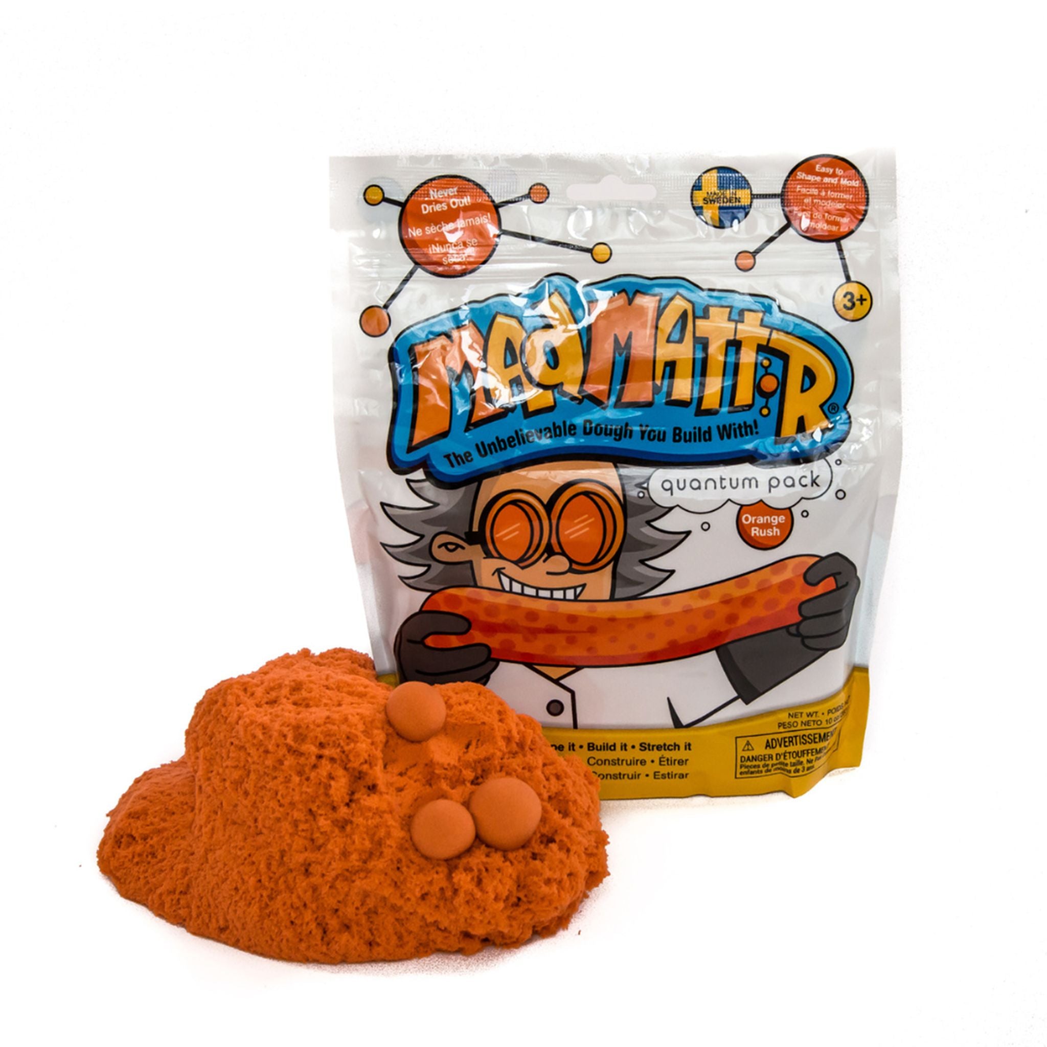 Hot Deal! Mad Mattr Quantum Dough 10 Oz Orange Rush Pack