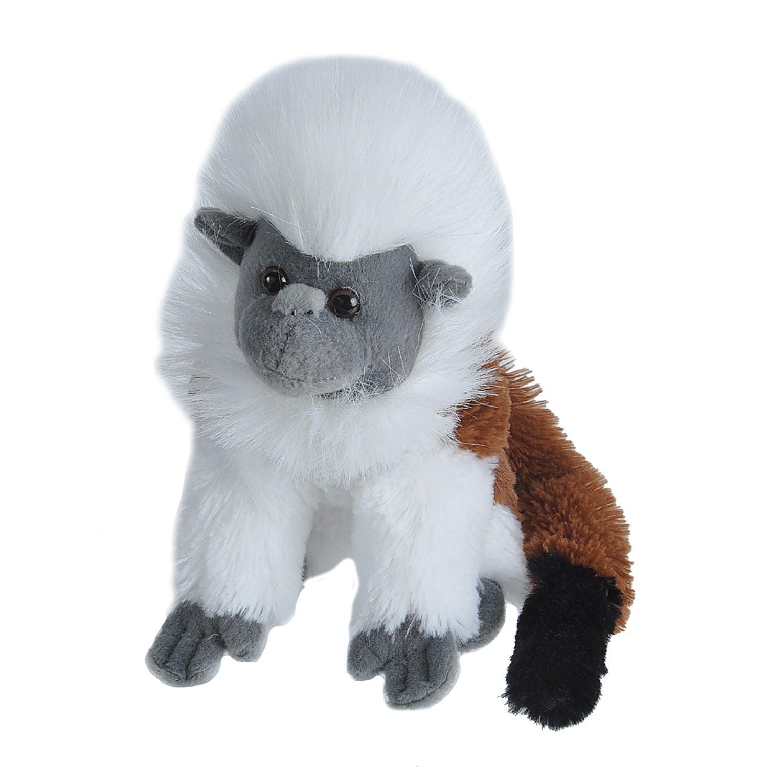 Wild Republic 8-Inch Mini Cuddlekins Cotton Top Tamarin Monkey - Adorable & Eco-Friendly!