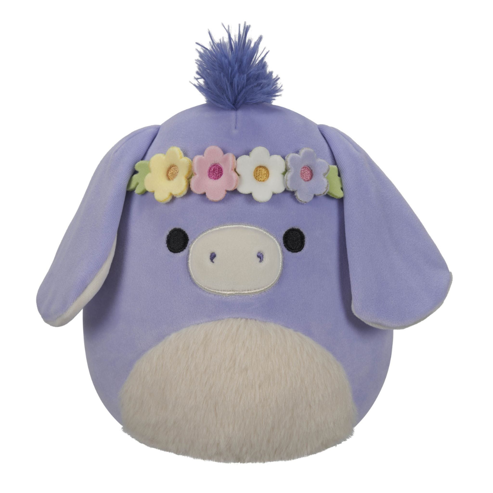 7.5 Inch Easter Season Squishmallows Plush - Melinda Periwinkle Donkey