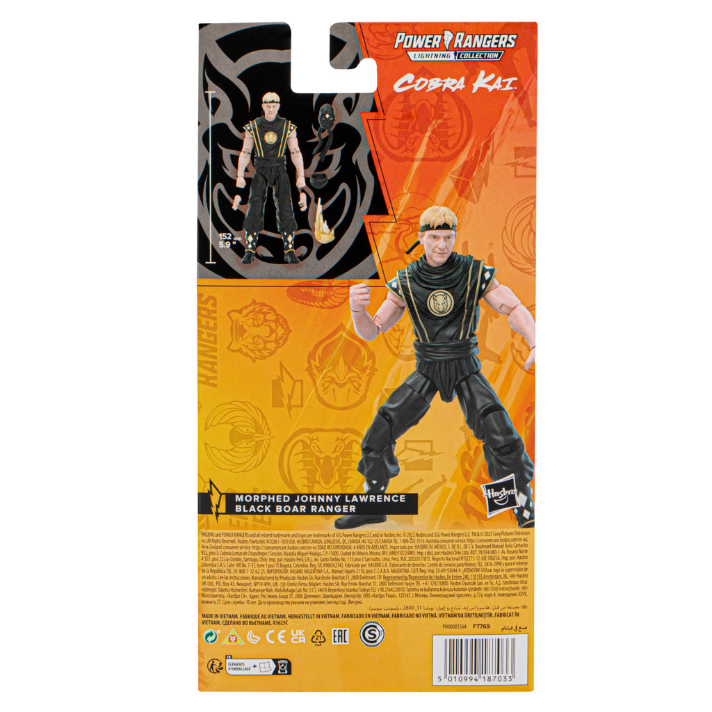 Hot! Power Rangers Lightning Collection - Mighty Morphin x Cobra Kai Johnny Lawrence Figure