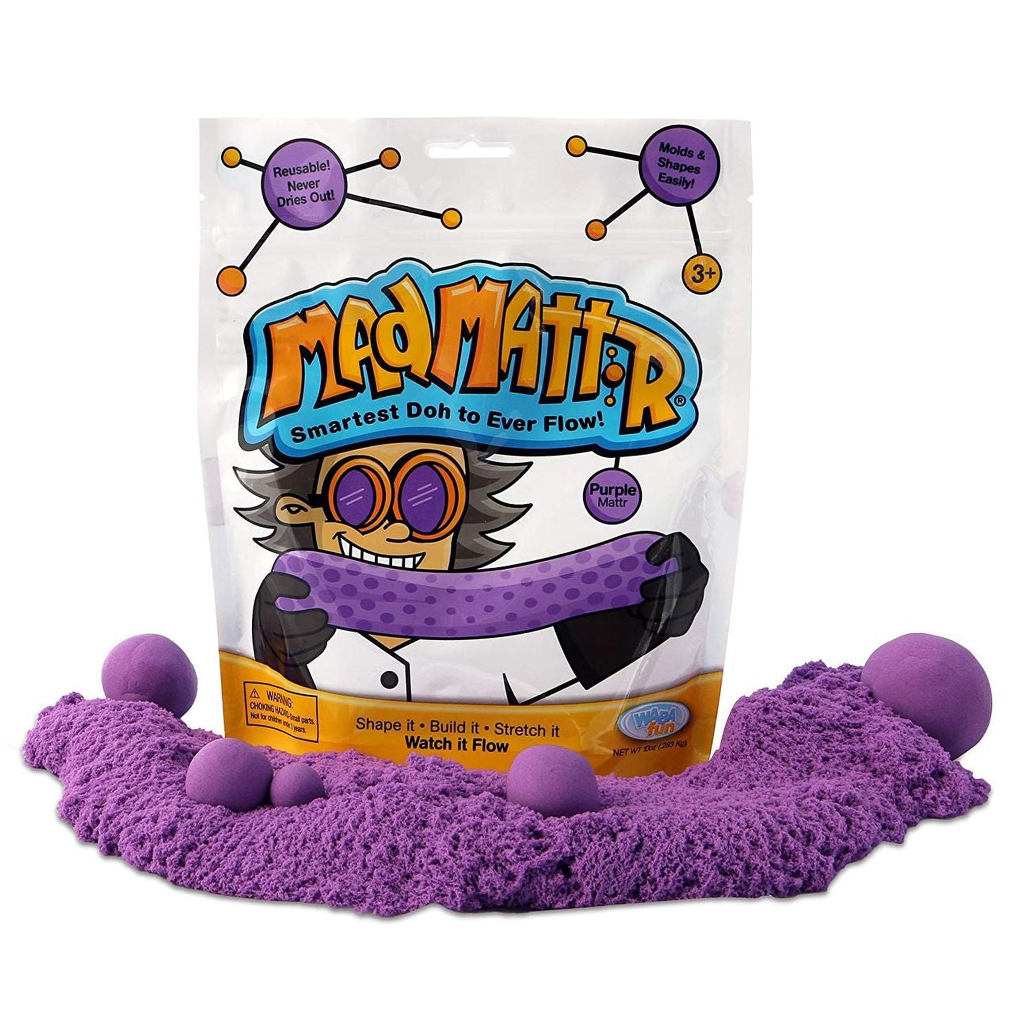 10 Oz Purple Mad Mattr Dough Quantum Pack - Ideal Modeling Compound for Endless Fun