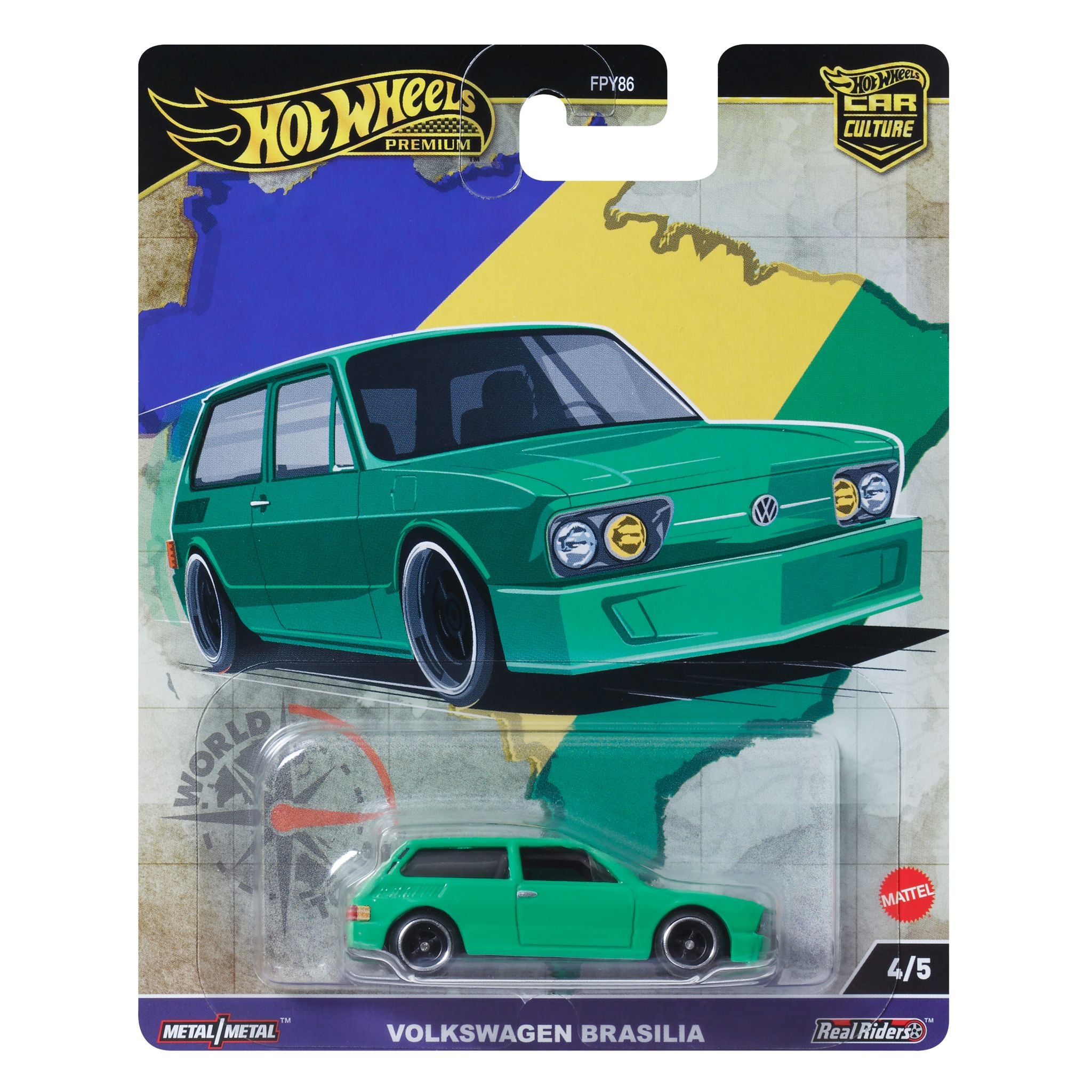 Hot Wheels Premium Car Culture: Volkswagen Brasilia (4/5) - Collector's Delight