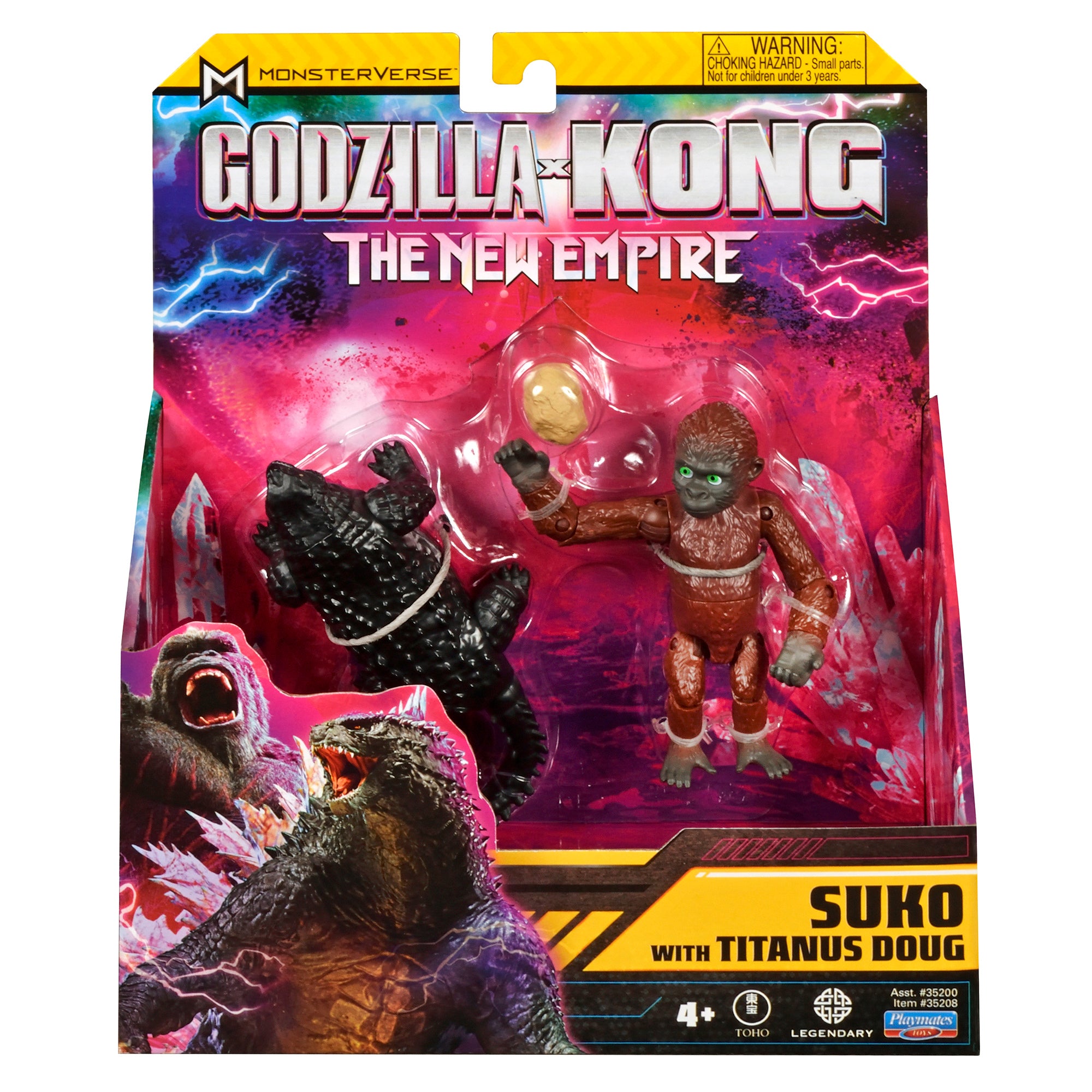Hot! Godzilla x Kong The New Empire 6-Inch Suko with Titanus Doug Figure