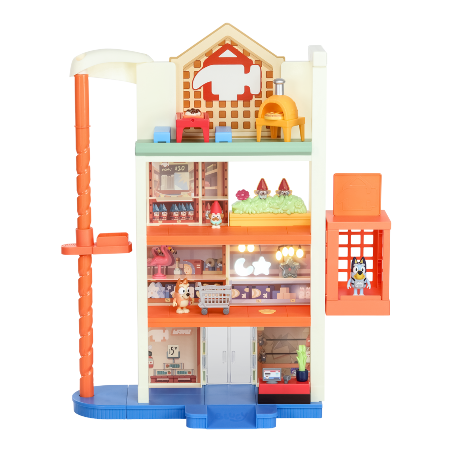 Bluey Season 9 Hammerbarn Shopping Centre Mega Playset with Exclusive Figures