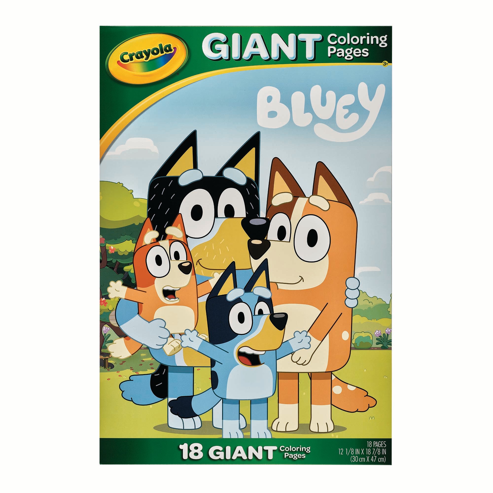 Crayola Bluey Giant Colouring Pages - Ideal for Gifting