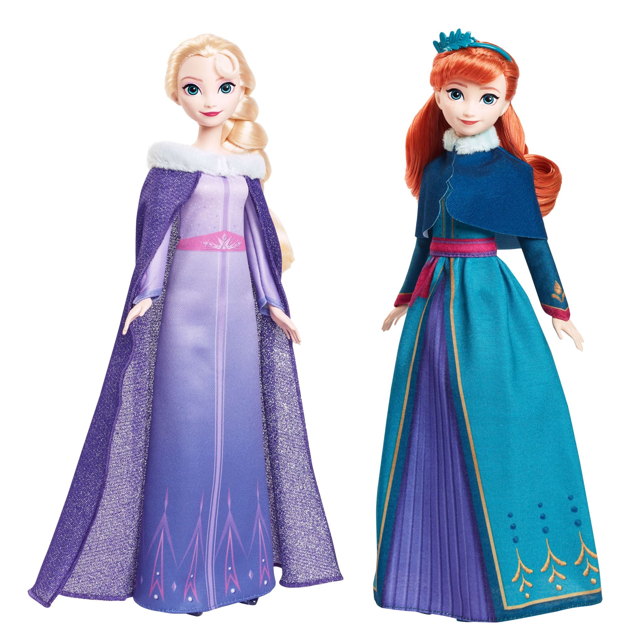 Hot! Disney Frozen Winter Festival Anna & Elsa Fashion Doll Set