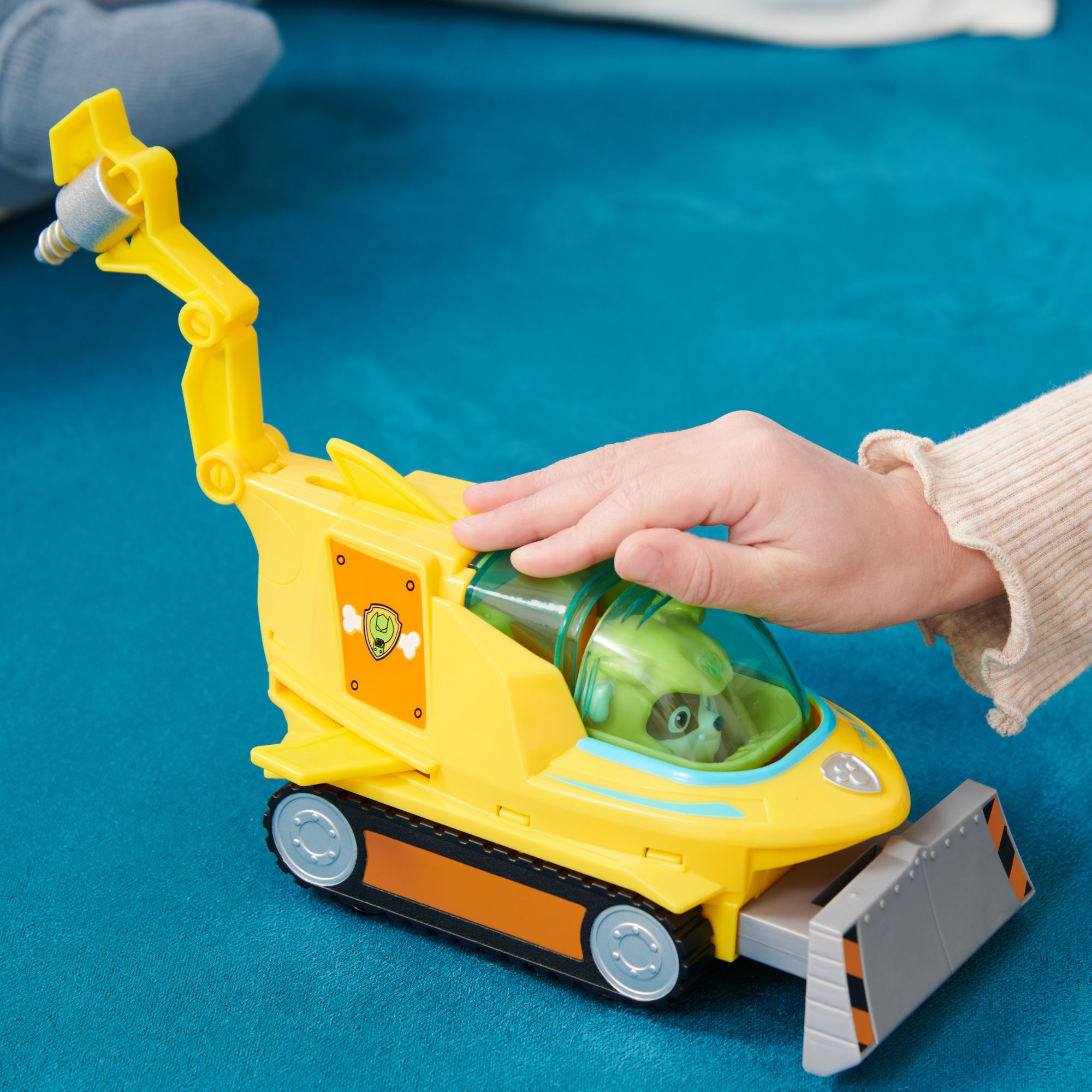 Hot Sale! PAW Patrol Rubble's Aqua Themed Hammerhead Shark Rescue Vehicle
